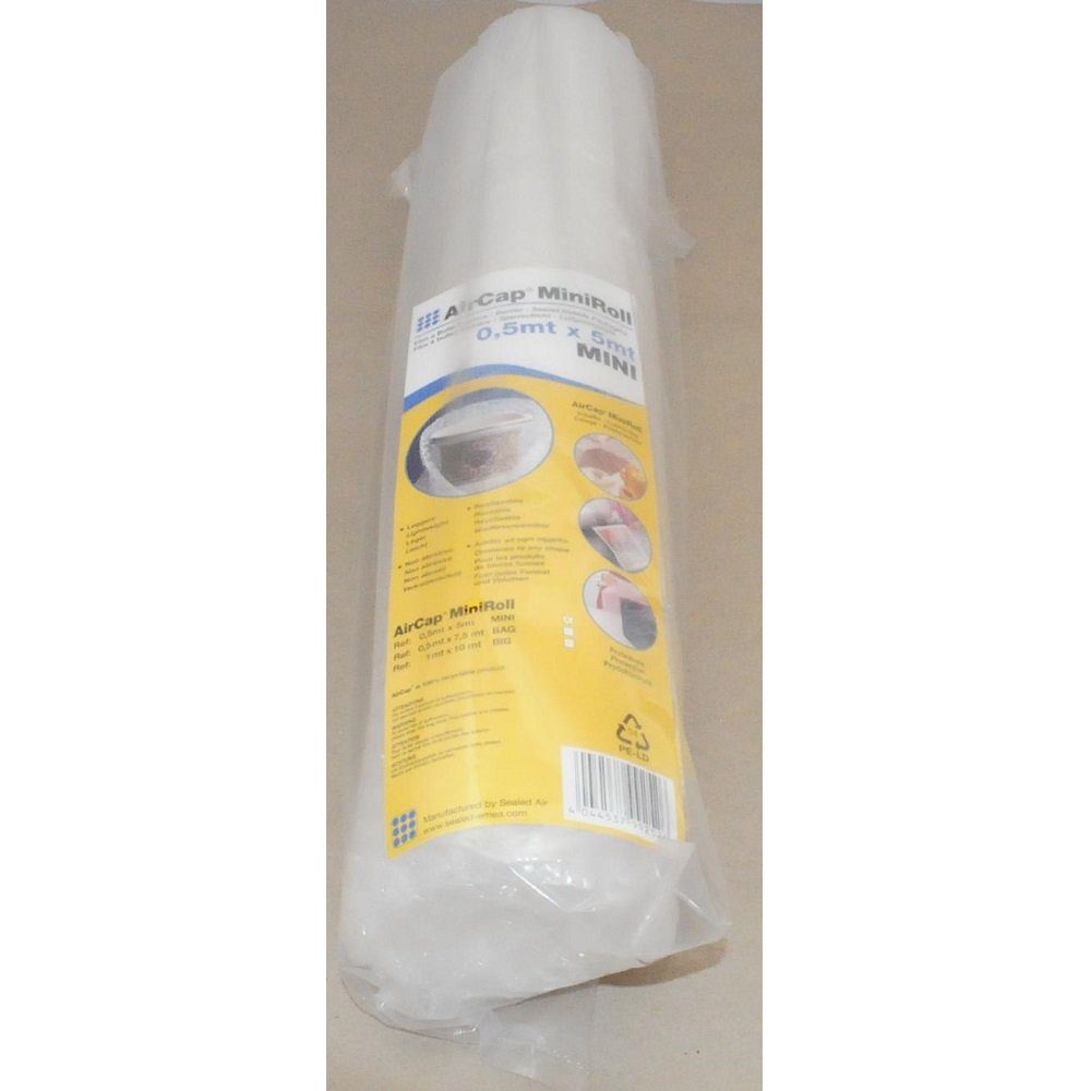 SEALEDAIR Schutzfolie 5 Meter Luftpolsterfolie 2-schichtig AirCap® 50cm breit