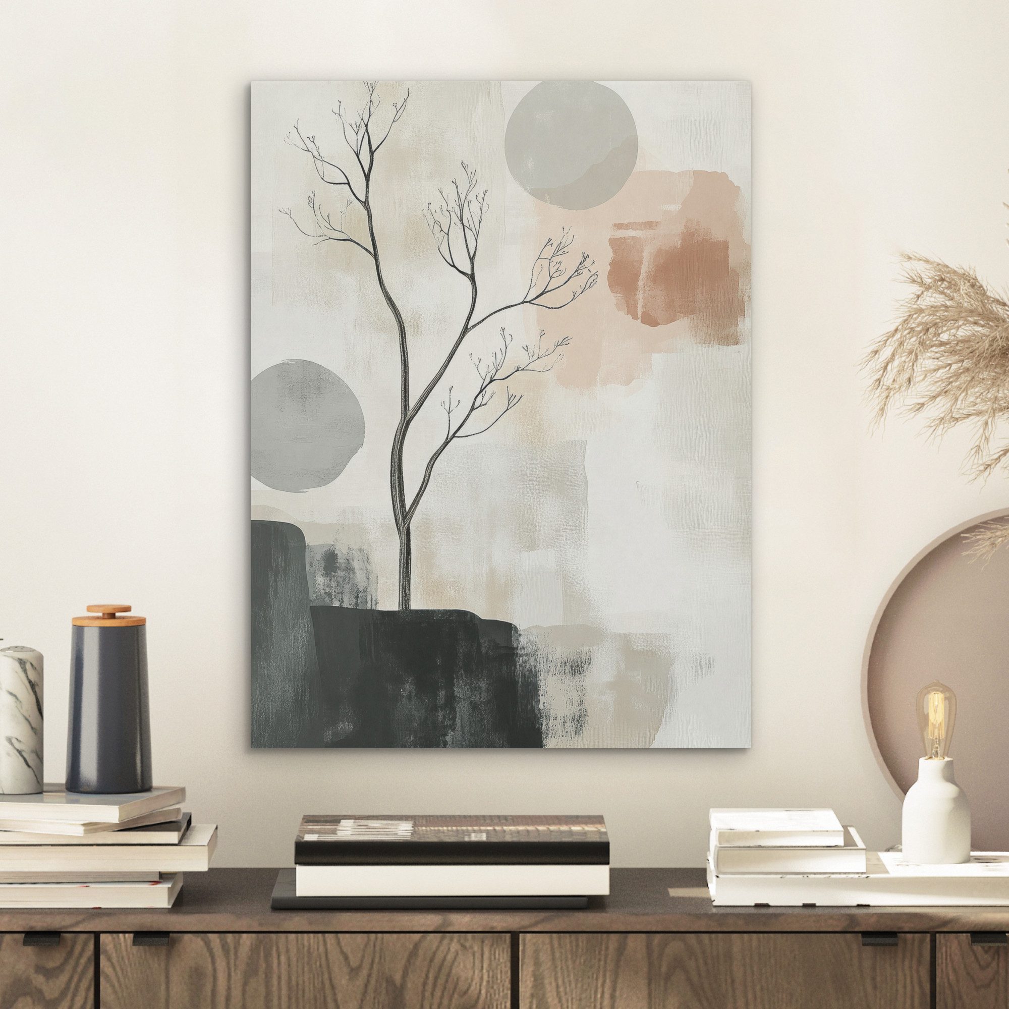 MuchoWow Gemälde Wabi sabi - Beige günstig online kaufen