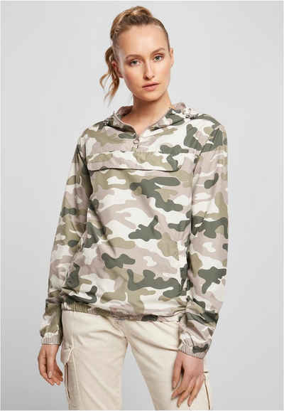 URBAN CLASSICS Allwetterjacke Urban Classics Damen Ladies Camo Pull Over Jacket (1-St)