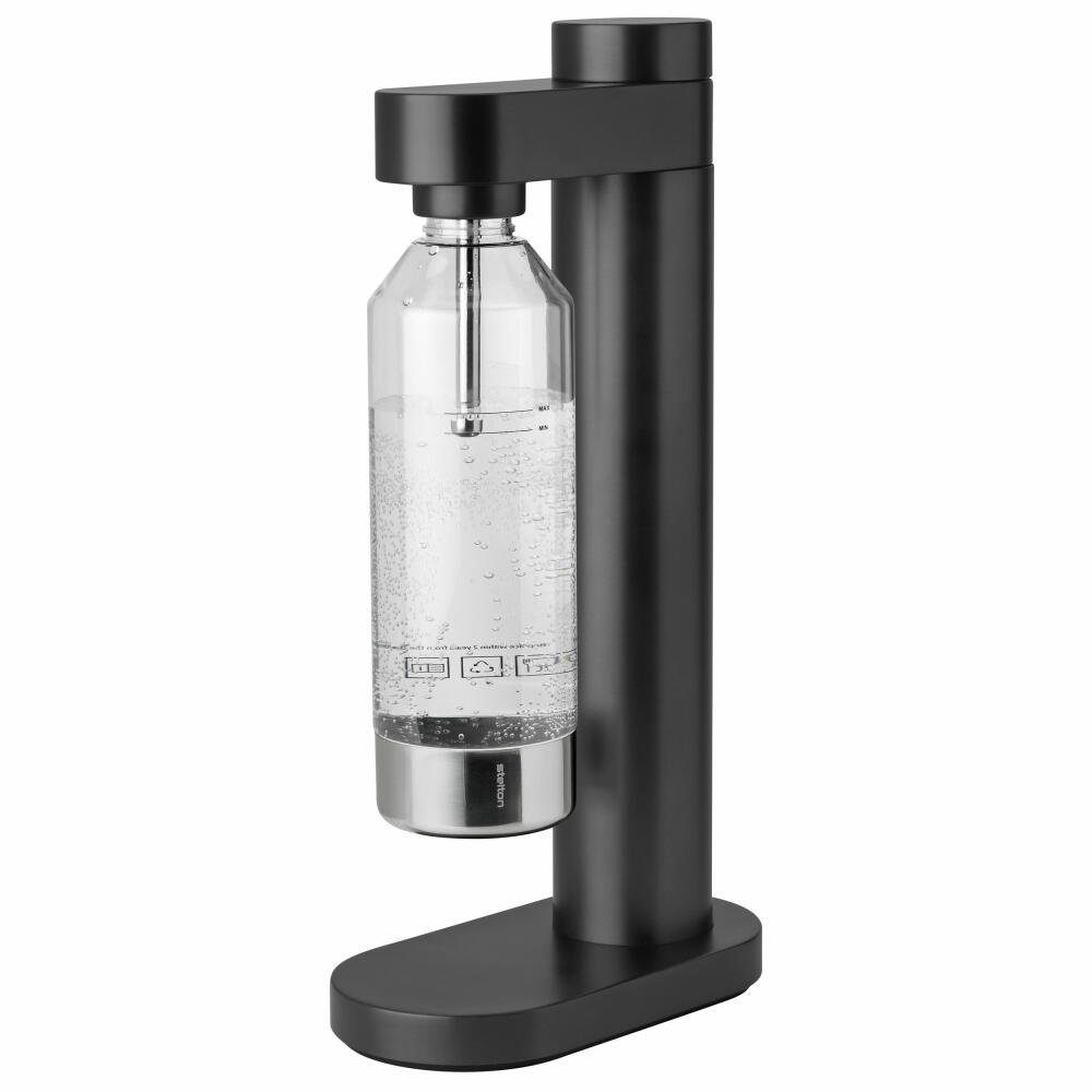 Stelton Wassersprudler Brus Black Metallic