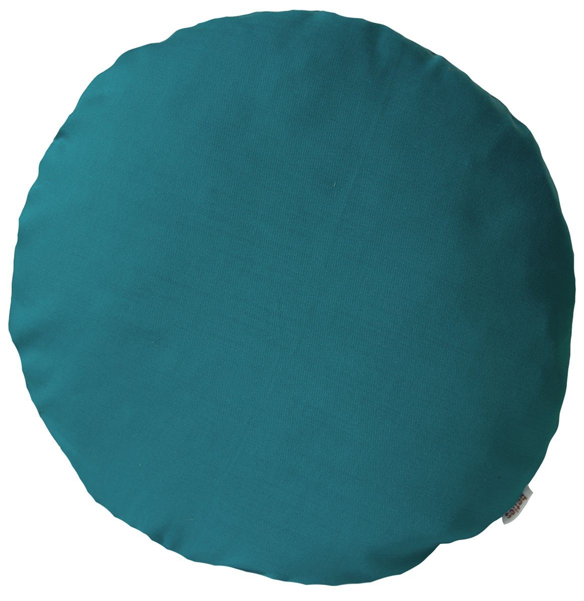 beties Kissenbezug Farbenspiel, (1 Stück), rund ca. 80 cm Kissenhülle Dekokissen (Petrol)