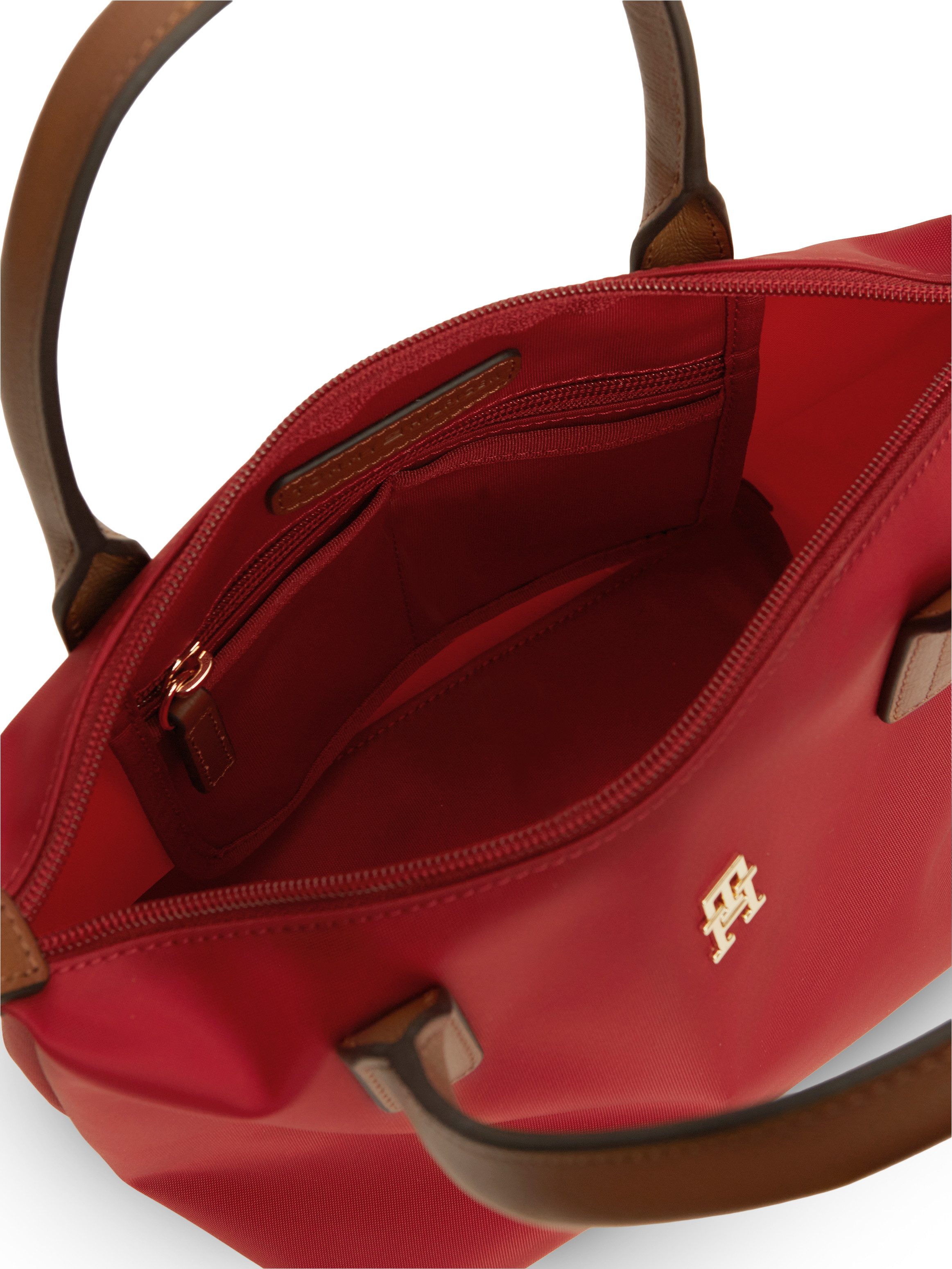 Tommy Hilfiger Tragetasche POPETTE MINI TOTE, Damen Umhängetasche, Minibag mit abnehmbarem Umhängeriemen