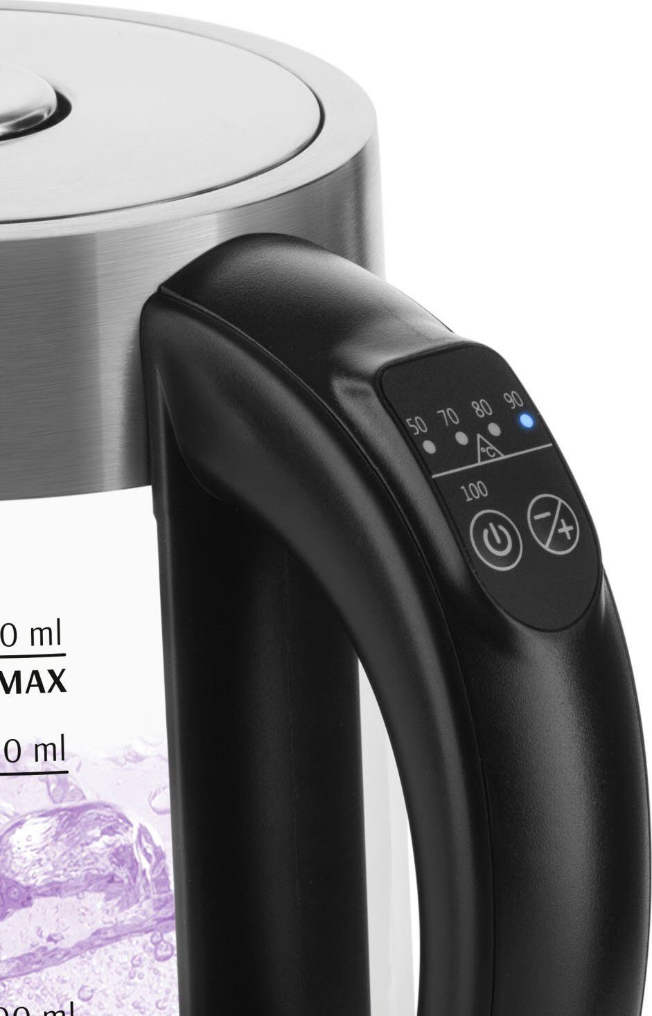 eta Wasserkocher CRYSTELA DIGI II, ETA515490000, 1,7 l, 2200 W – Bild 5 von 5