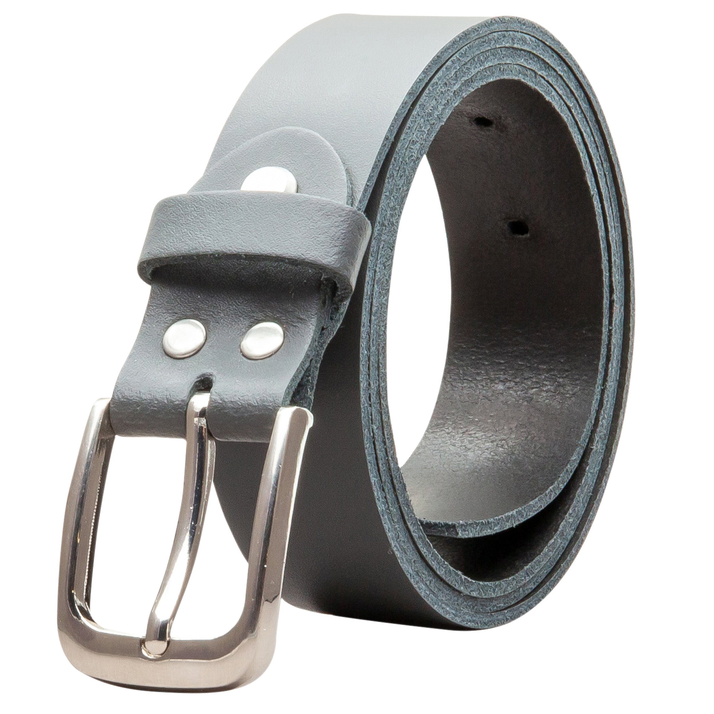COLOGNEBELT Ledergürtel OM317-SL-Grau MADE IN GERMANY, günstig online kaufen