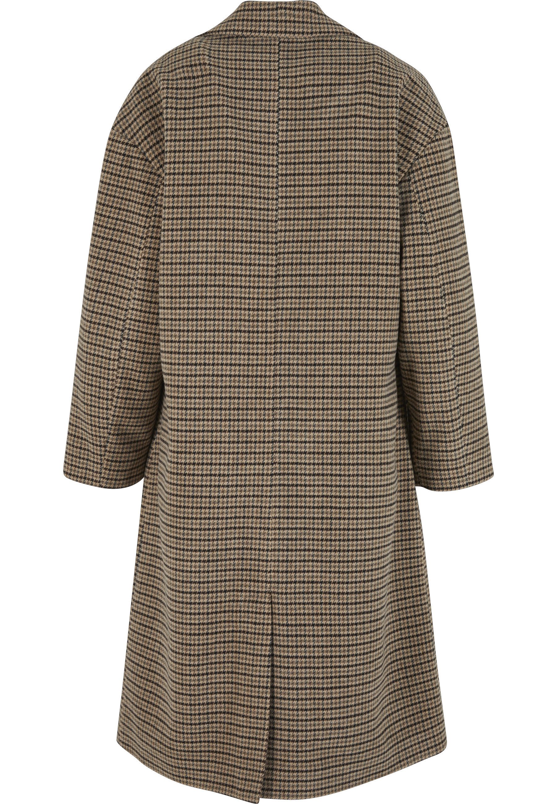 URBAN CLASSICS Winterjacke Urban Classics Ladies Oversized Plaid Coat (1-St)