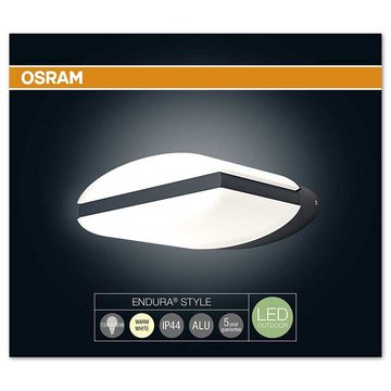 LED-Leuchtmittel Osram LED Wand- & Deckenleuchte Endura Style Ellipse 13W dunkelgrau