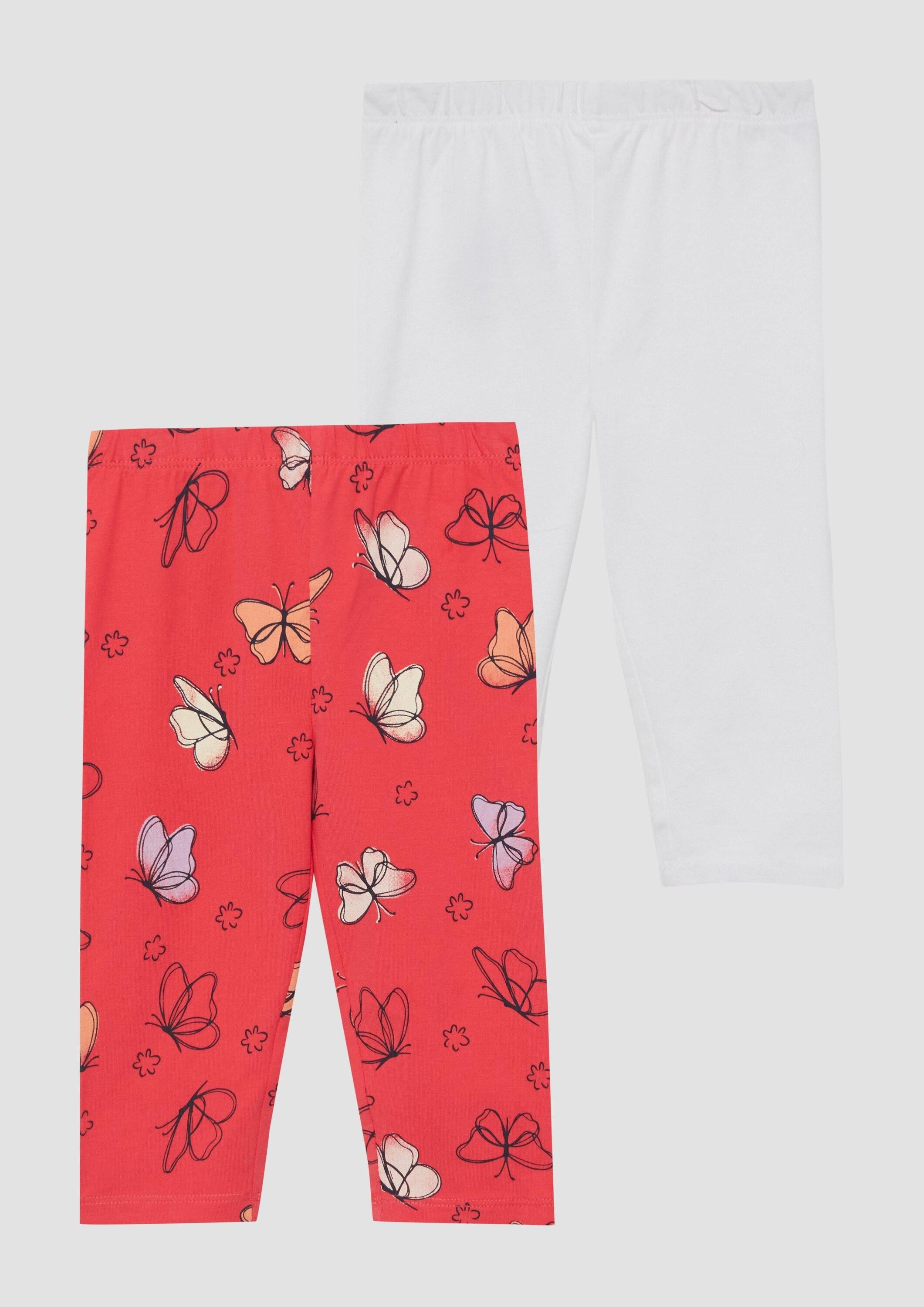 s.Oliver Leggings Leggings Doppelpack Capri-Leggings