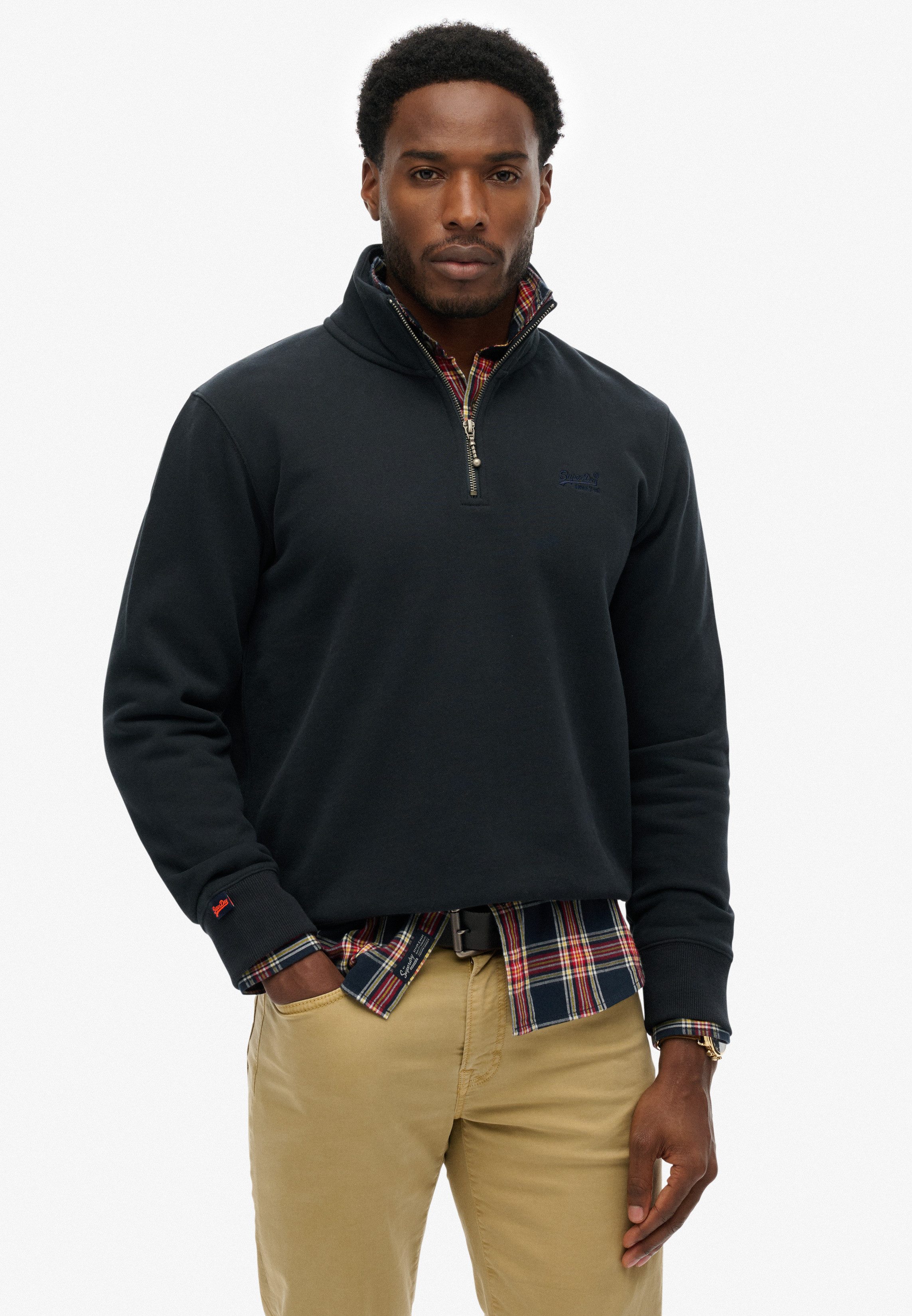 Superdry Sweatshirt ESSENTIAL LOGO HENLEY günstig online kaufen