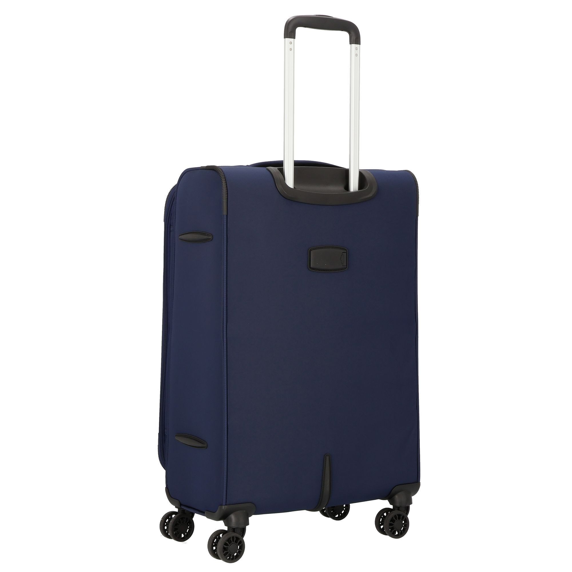 D&N Trolleyset Travel Line, 4 Rollen, (3-teilig, 3 tlg), Polyester
