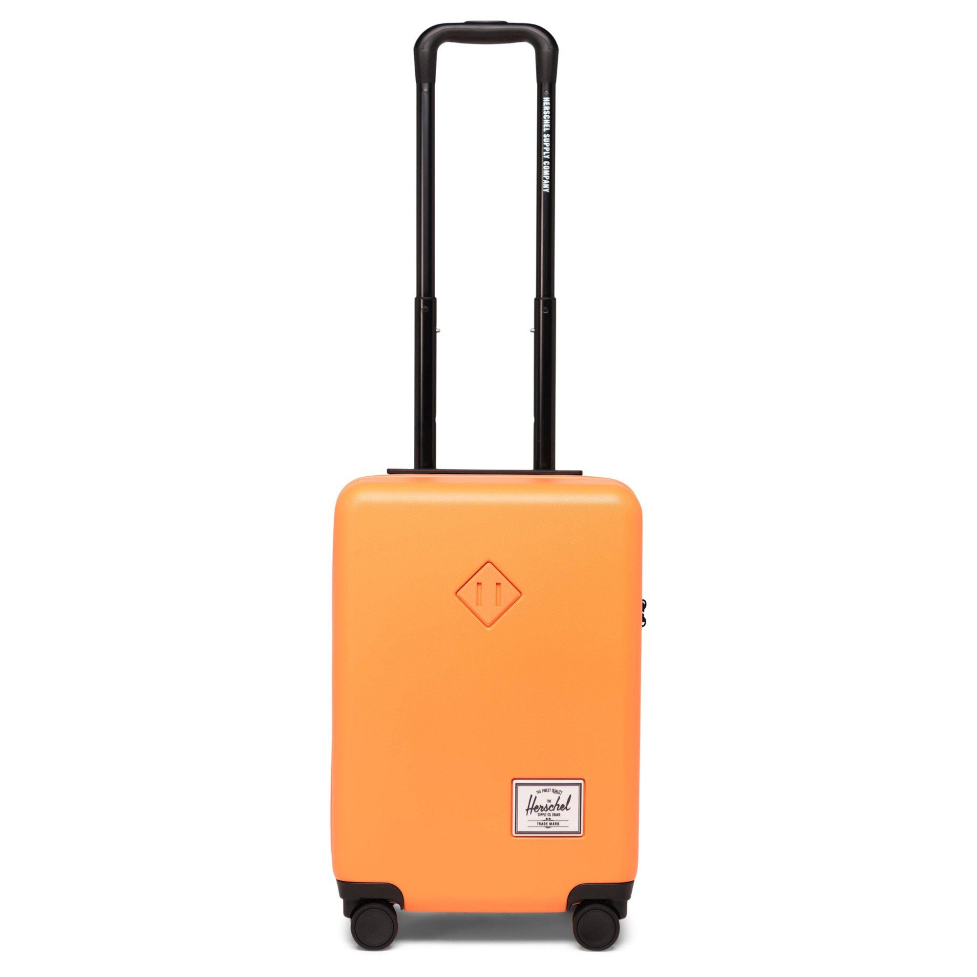 Herschel Handgepäck-Trolley Heritage Hardshell - 4-Rollen Kabinentrolley 55 cm, 4 Rollen Rollen shocking orange