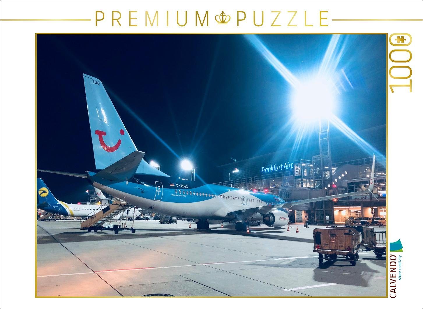 CALVENDO Puzzle CALVENDO Puzzle Boeing 737, Tuifly 1000 Teile Lege-Größe 64 x 48 cm Foto-Puzzle Bild von aeroTELEGRAPH, 1000 Puzzleteile
