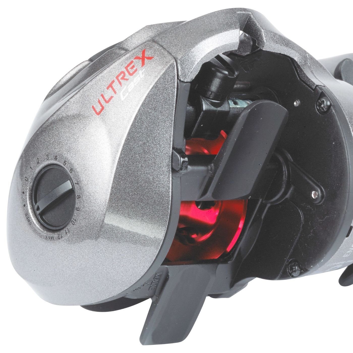 Quantum Baitcastrolle Quantum Ultrex Cast LH 101 - Linkshand Baitcaster Rolle)