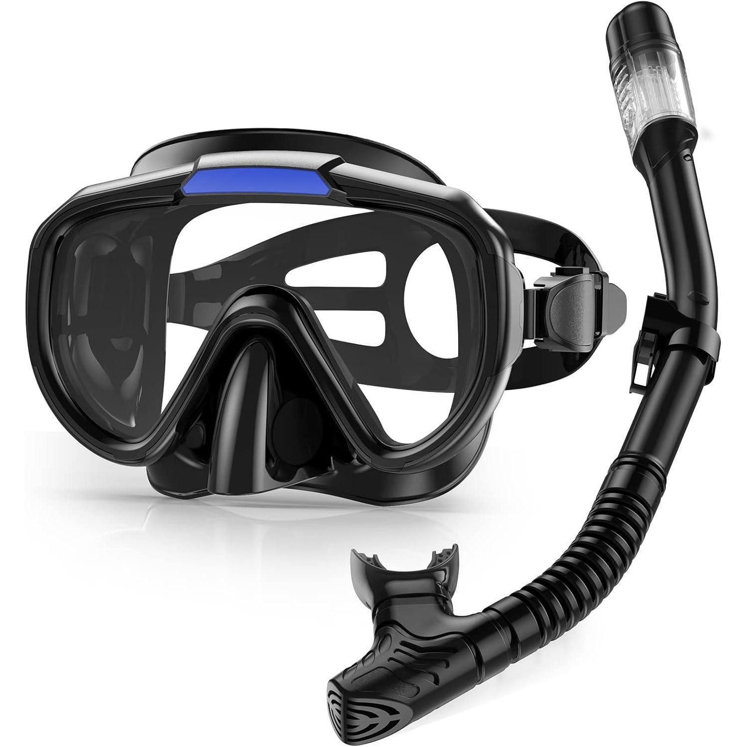 LuxusKollektion Schnorchel Schnorchelset Erwachsene Taucherbrille für Schnorcheln Schwimmen
