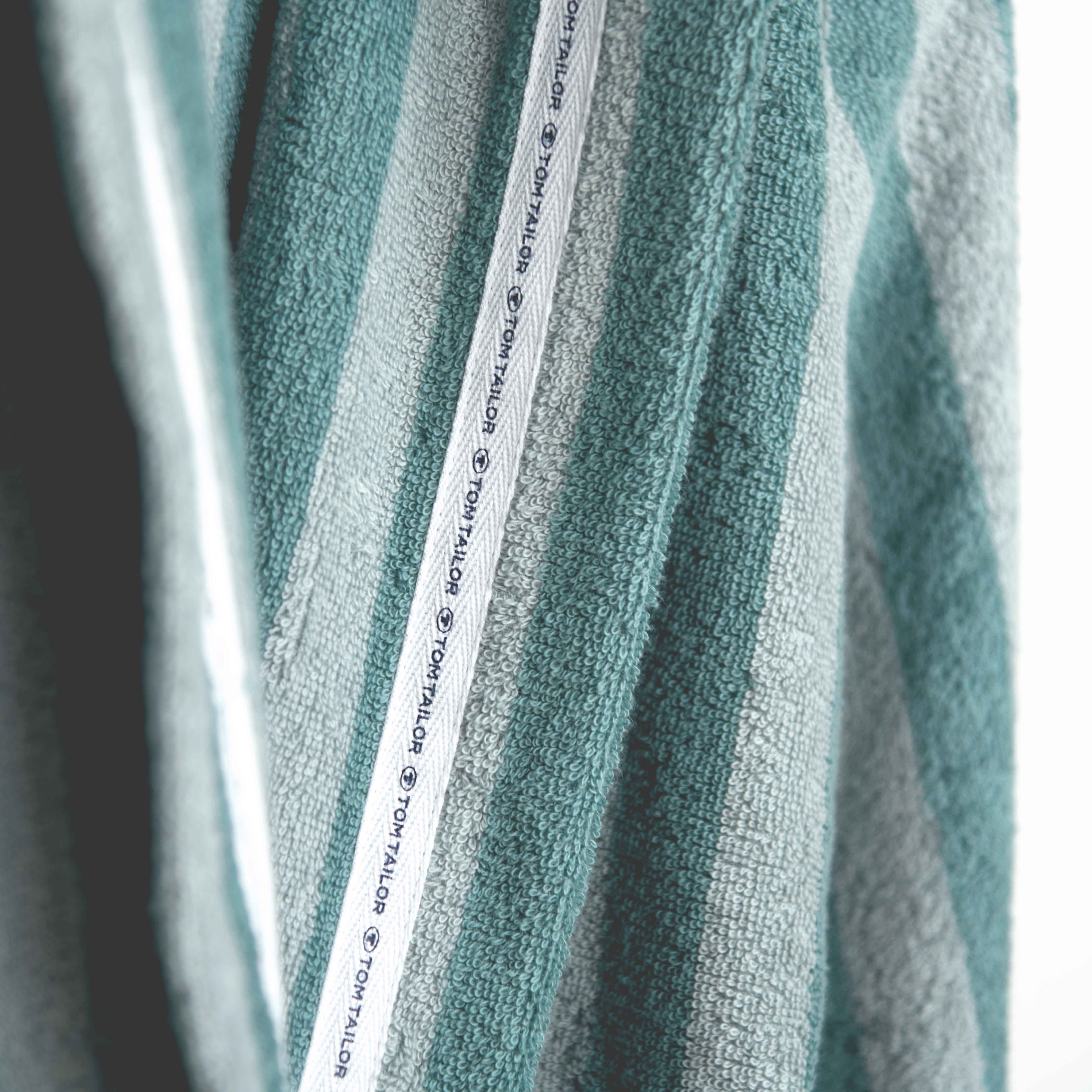 TOM TAILOR HOME Bademantel Bademantel CLASSIC BATH, Langform, Frottier, Kapuze