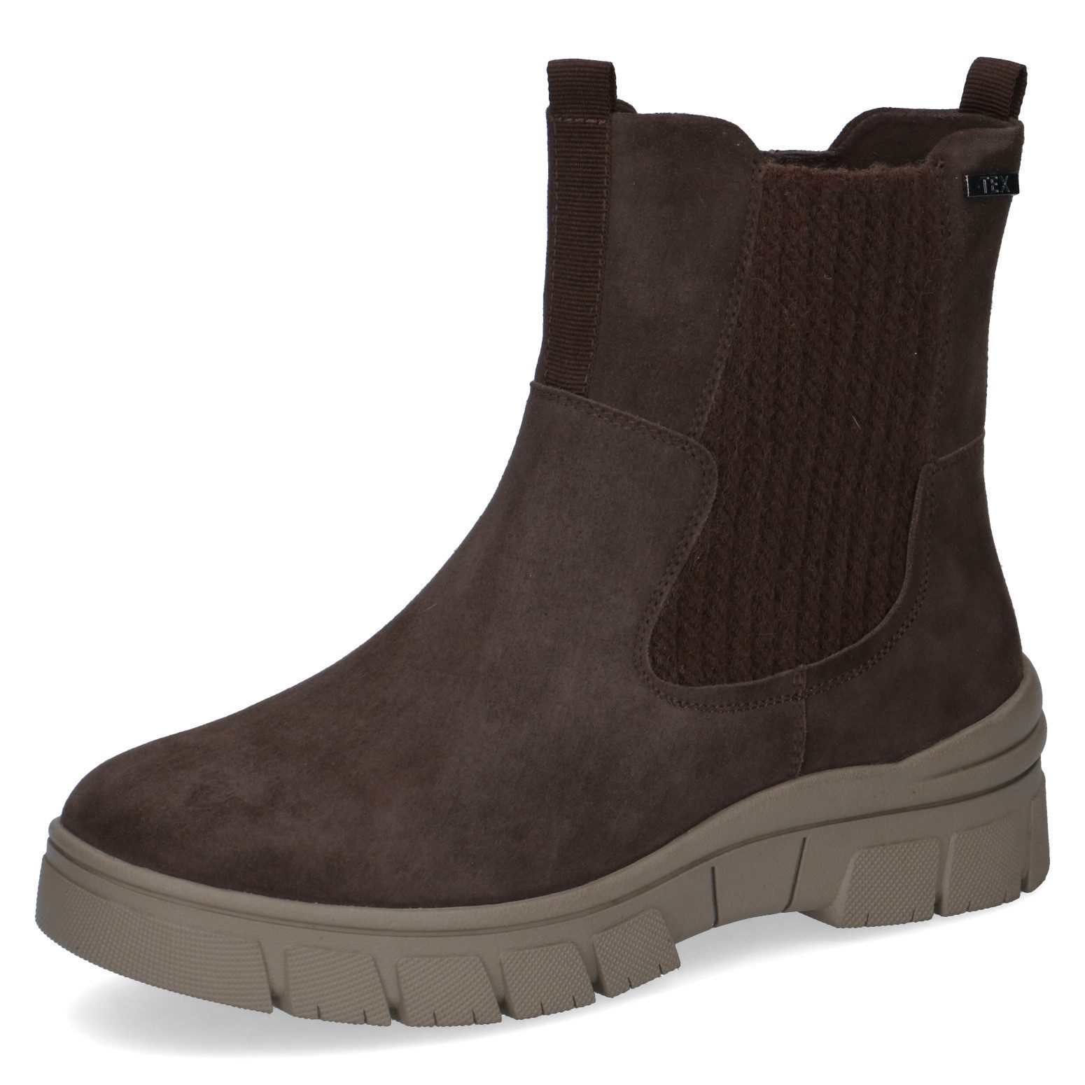 Caprice Winterboots Chelseaboots, Stiefelette mit Stretcheinsatz an der Außenseite