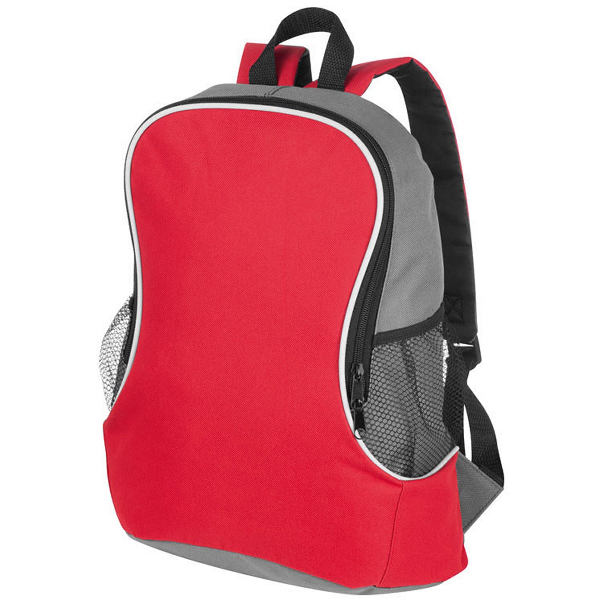 Livepac Office Freizeitrucksack Rucksack mit Seitenfächern / aus Polyester / Farbe: rot