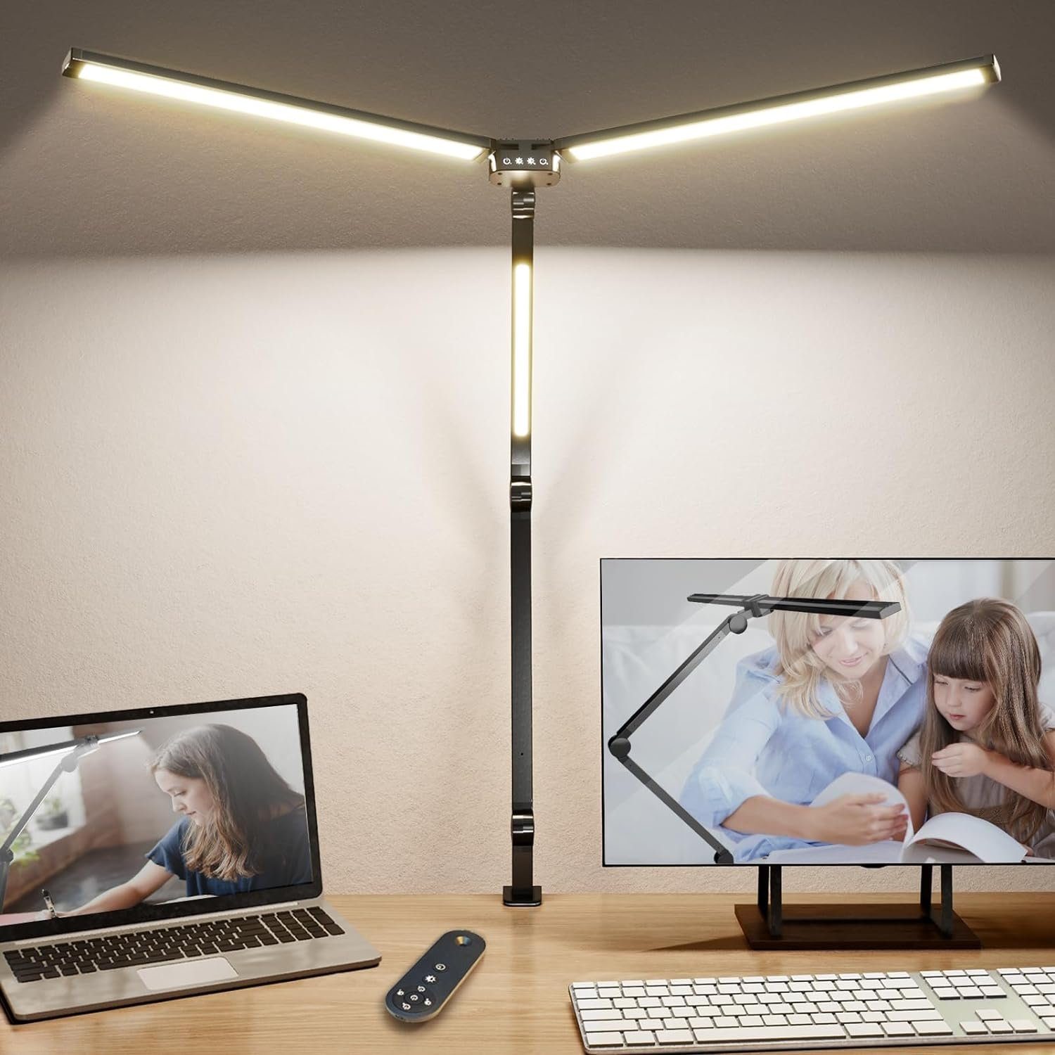 Merry 2024 LED Schreibtischlampe LED-Schreibtischlampe mit günstig online kaufen