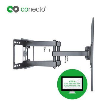 conecto TV Wandhalter für LCD LED Fernseher & Monitor TV-Wandhalterung, (bis 55 Zoll, neigbar, schwenkbar)