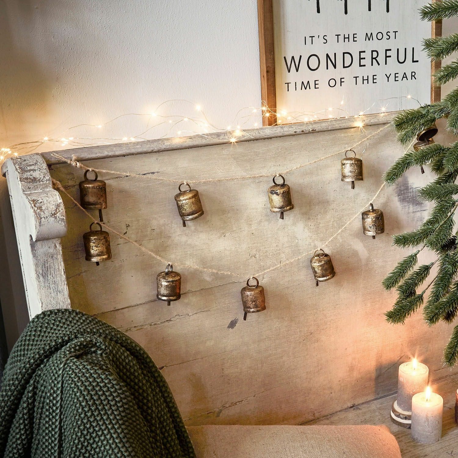 Mirabeau Weihnachtsfigur Girlande Maxime antikbraun (kein Set, kein Set)