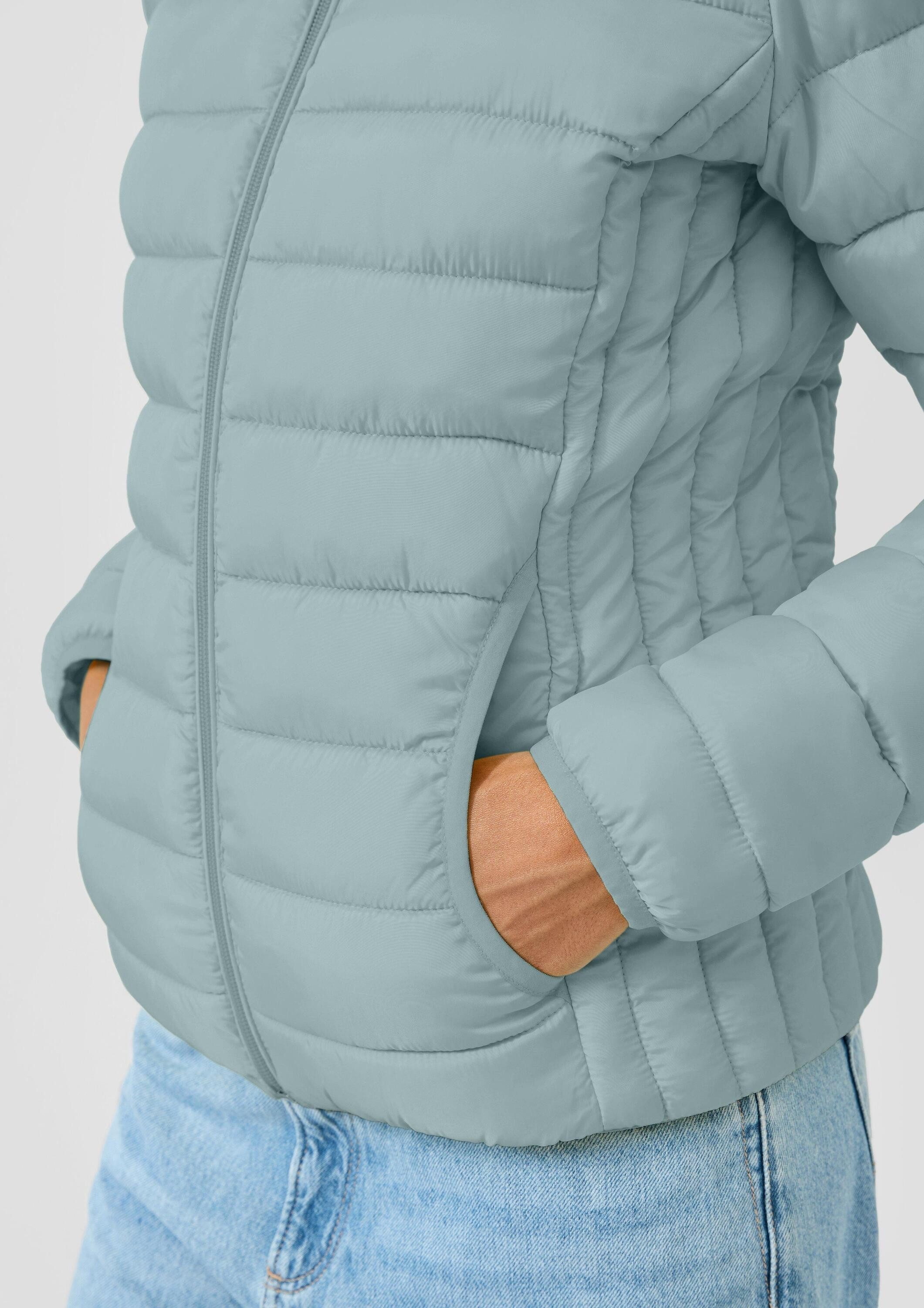 QS Winterjacke Outdoor-Jacke Steppjacke mit Stehkragen