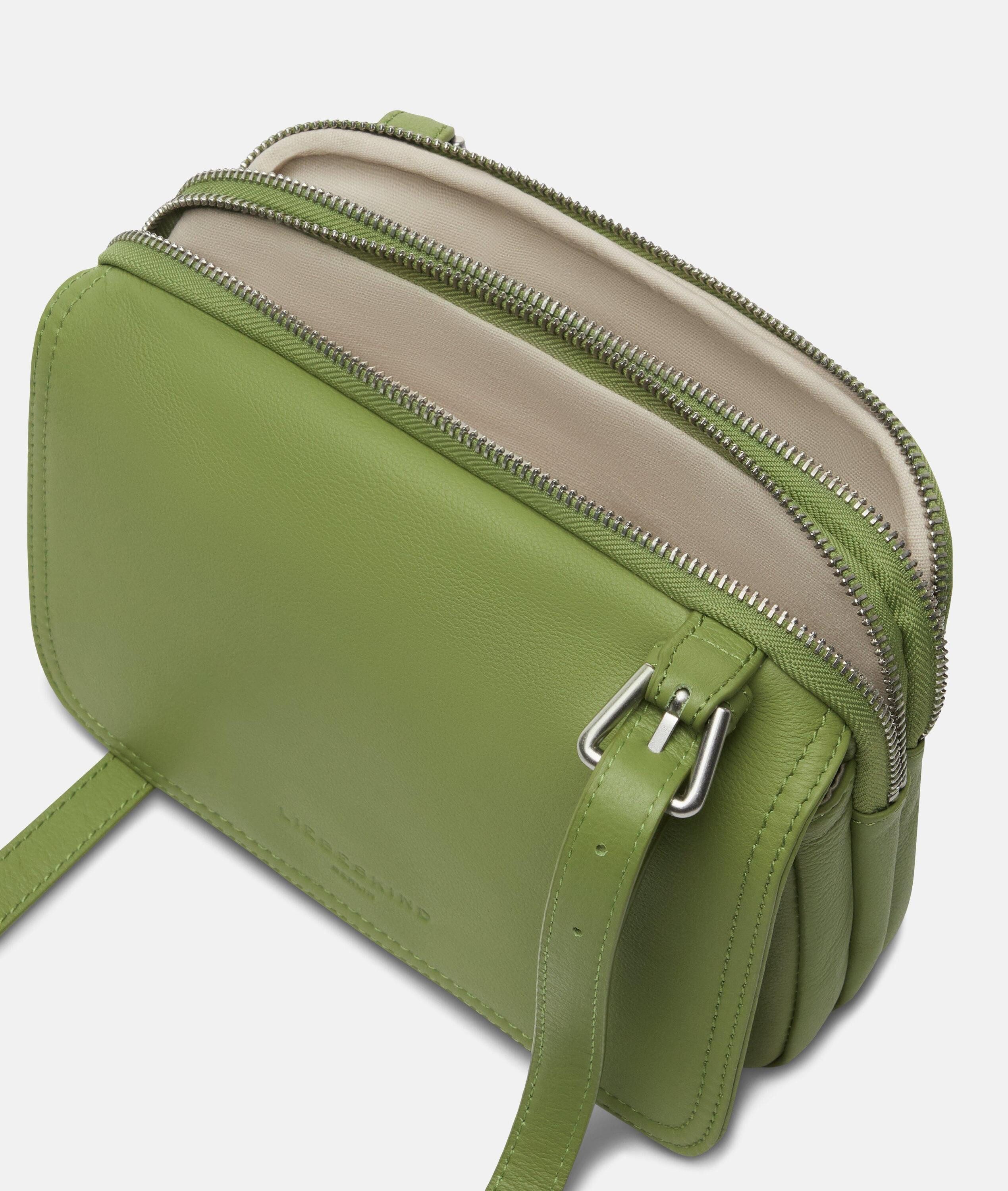 Liebeskind Berlin Umhängetasche Mareike Crossbody M, Handliche Crossbody-Bag aus natürlich genarbtem Leder