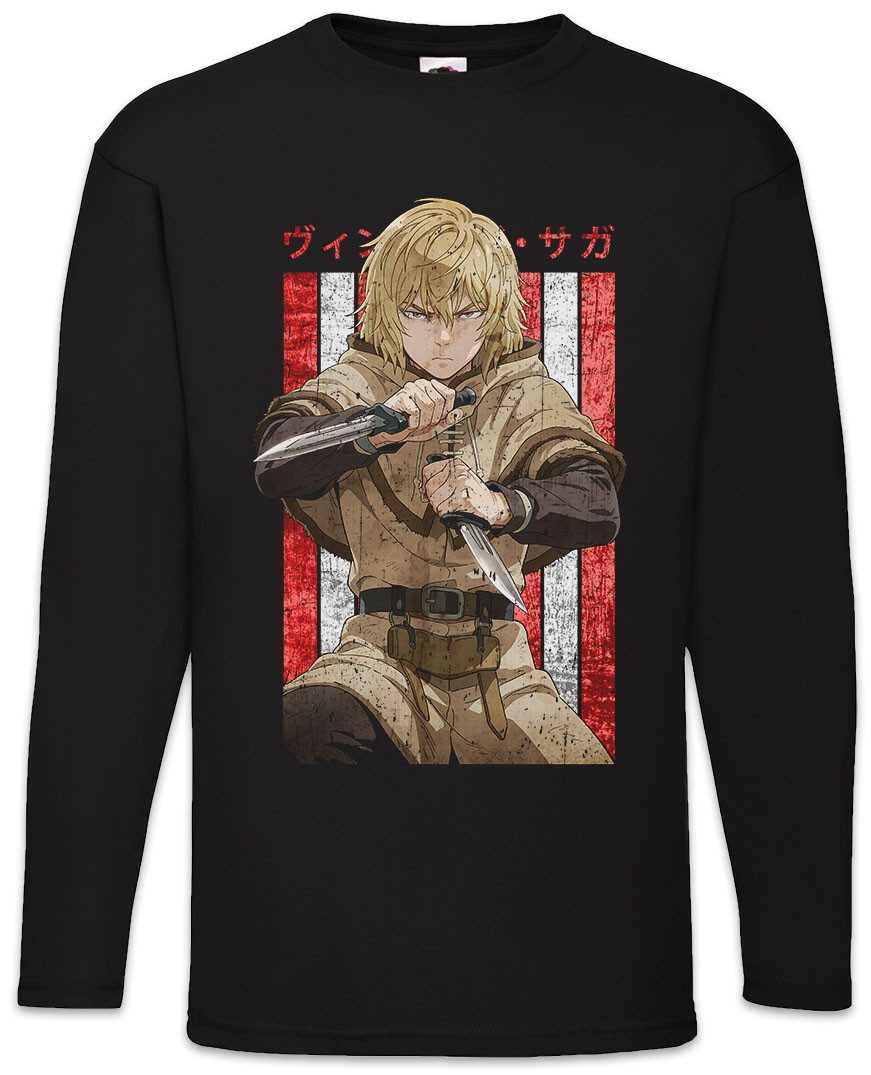 Urban Backwoods Langarmshirt Vinland Viking Anime Langarm T-Shirt Saga Makoto Yukimura Thorfinn (1-tlg) Karlsefni Japan Wikinger Thors