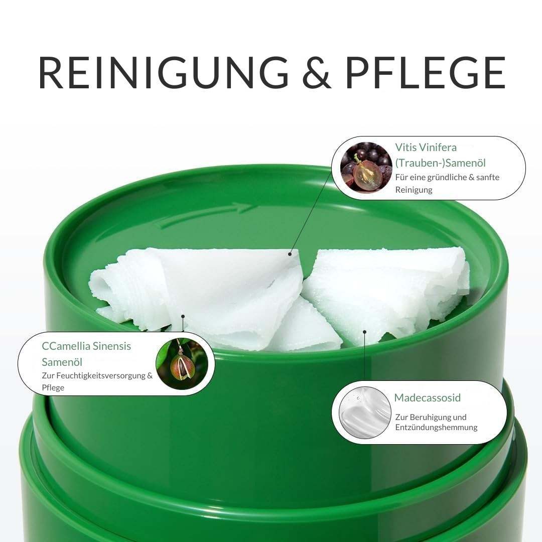 Dr. Althea Gesichts-Reinigungsmilch Pure Grinding Cleansing Balm 50 ml – Innovativer Drehspender für, spendet Feuchtigkeit beruhigt empfindliche & zu Akne neigende Haut