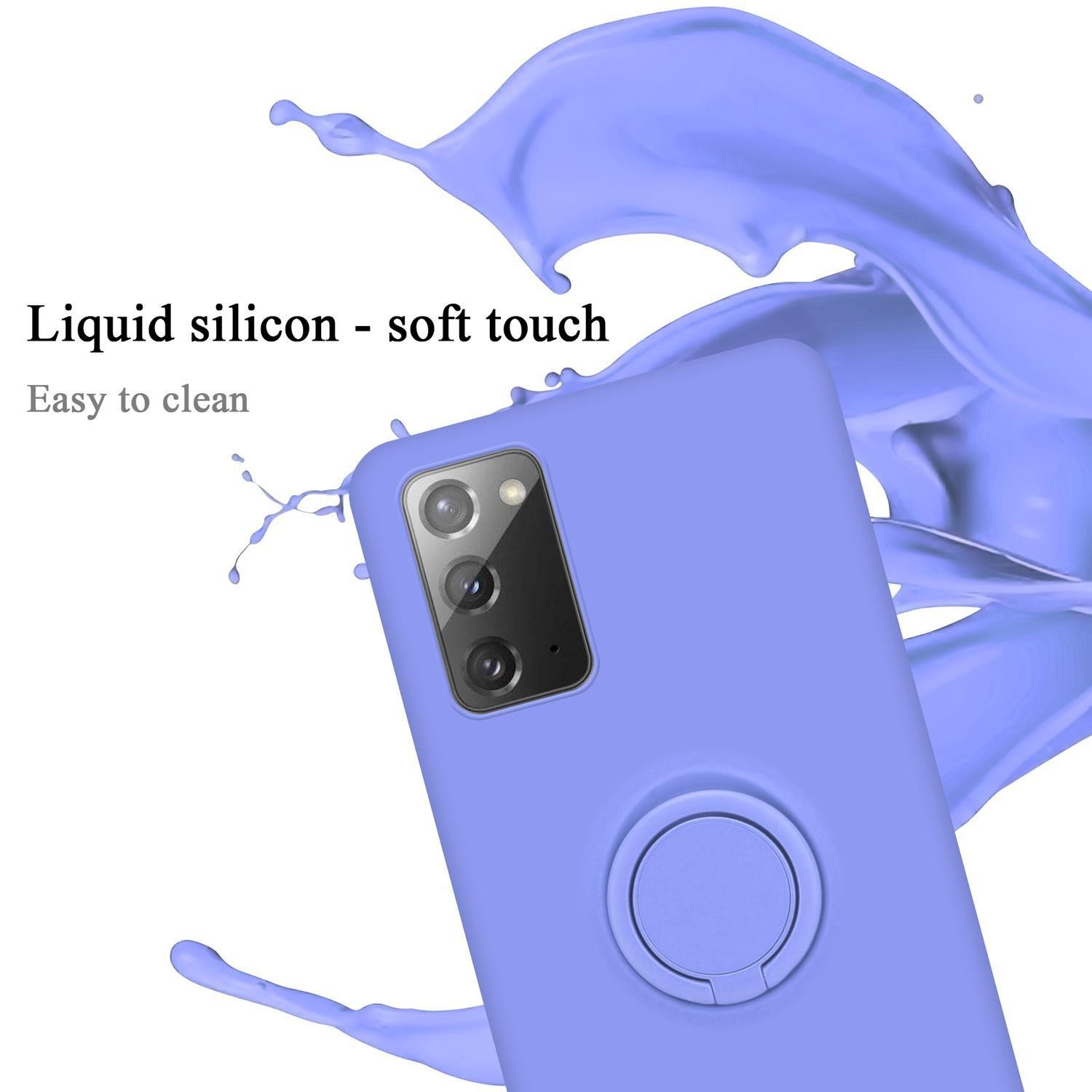 Cadorabo Handyhülle für Samsung Galaxy NOTE 20 Hülle Samsung Galaxy NOTE 20, Robustes Hard Case - Handy Schutzhülle - Hülle - Back Cover Bumper
