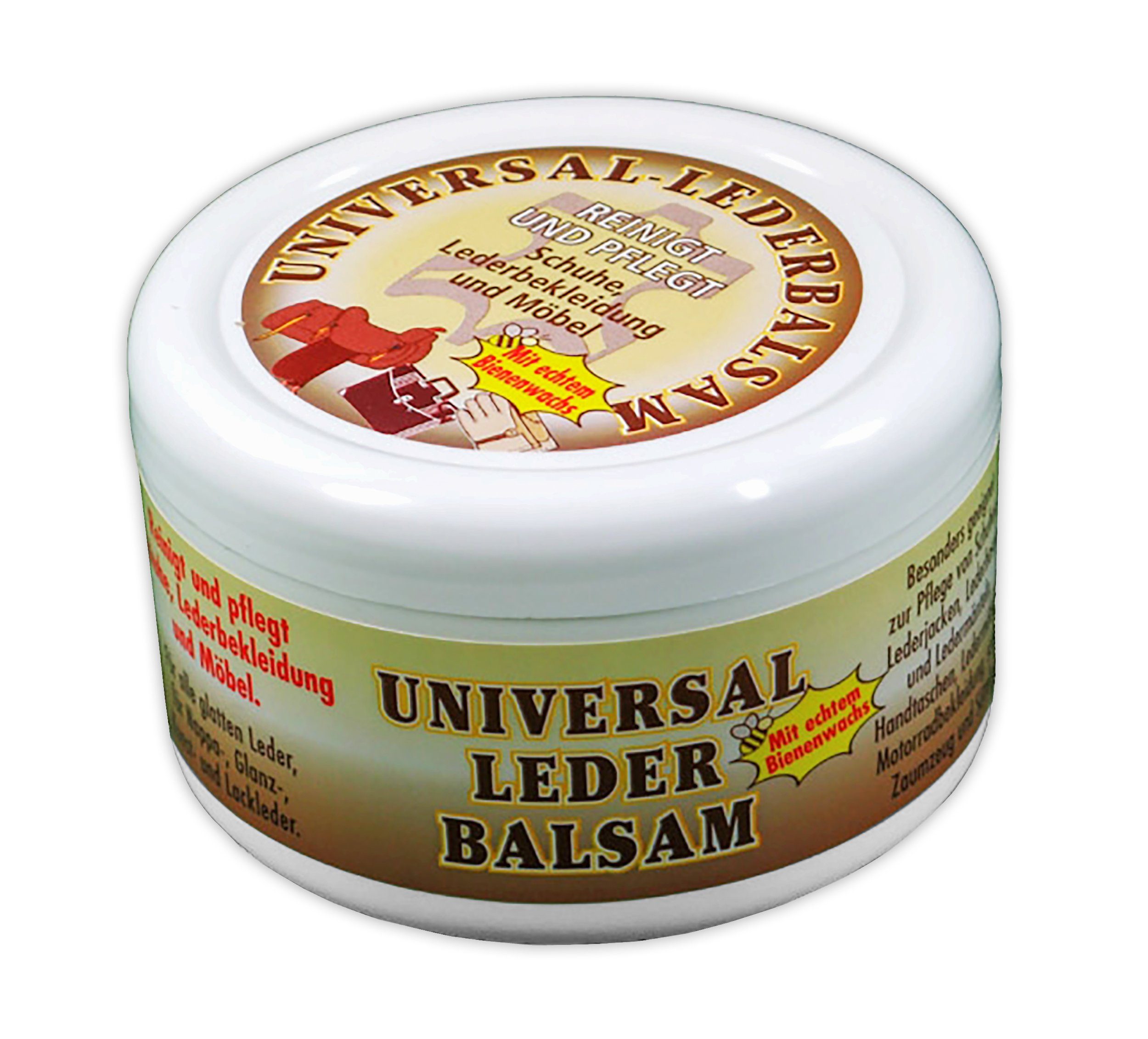 Lederbekleidung Lederfett LEDER 250ml Stolz Universal Schuh Schuh GmbH Lederbalsam, mit Möbel Bienenwachs BALSAM Pflege 42