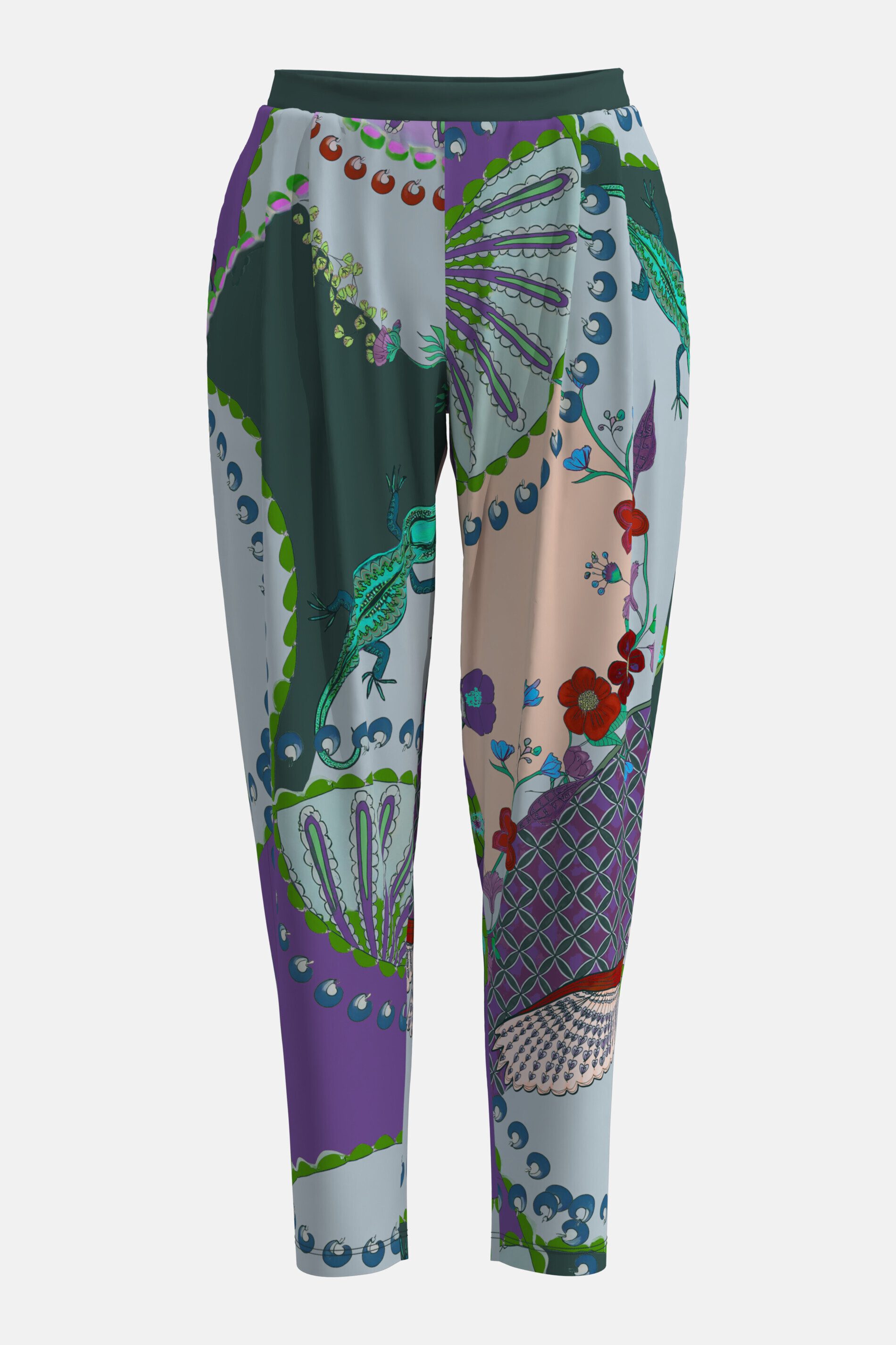 Mey Schlafhose Mey Loungehose Serie Secret Glade Bunt Hose (1-tlg) Lange Pyjamahose, gemustert, fließendes Modal