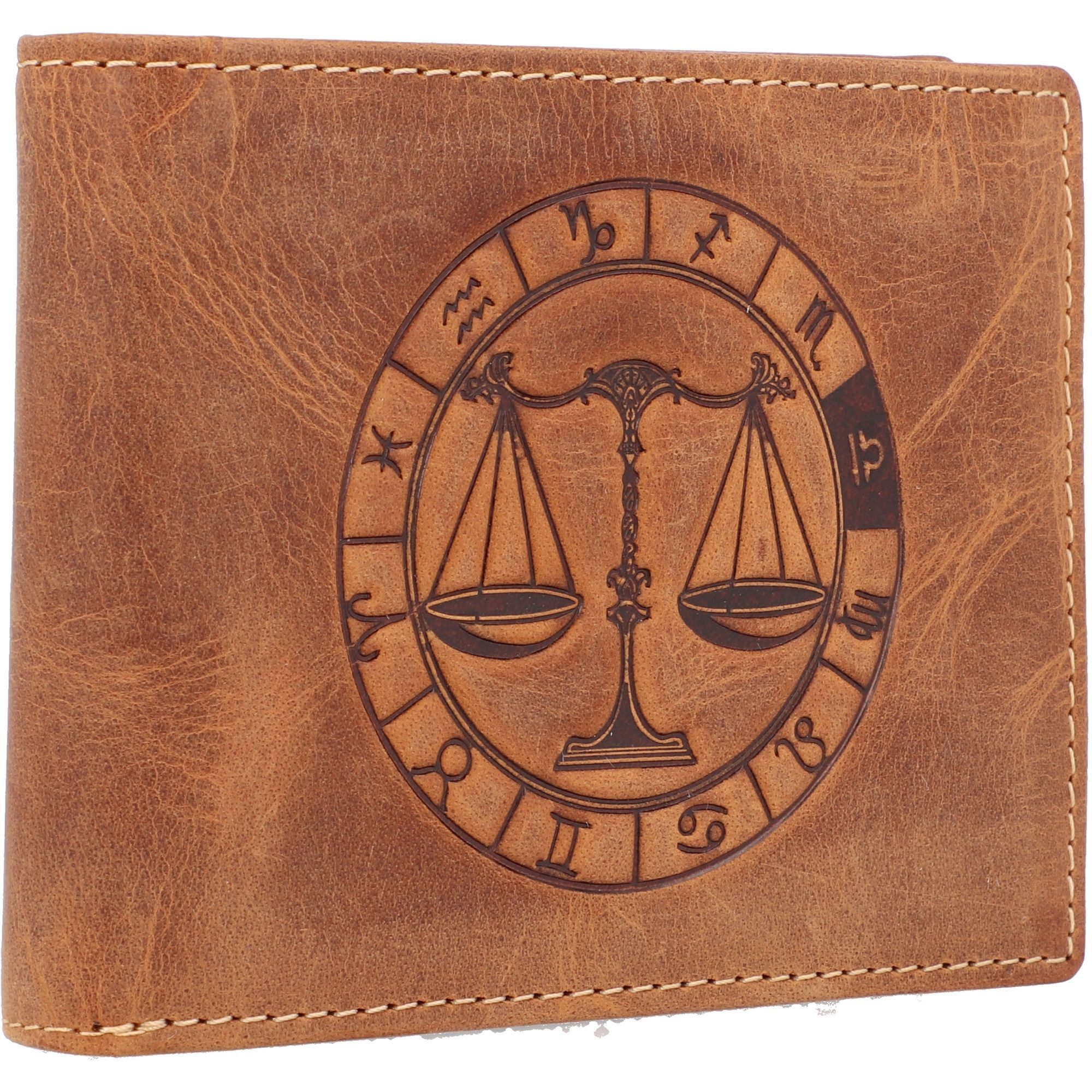 Greenburry Geldbörse Vintage Sternzeichen, Leder günstig online kaufen