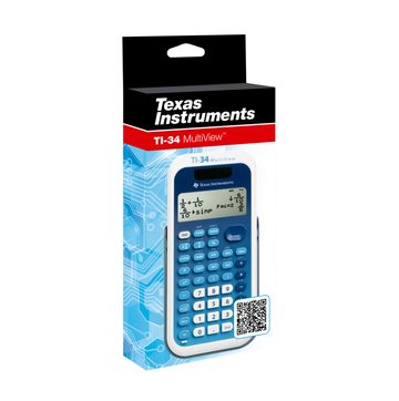 Texas Instruments Taschenrechner Wissenschaftlicher Rechner TI-34 MultiView™, Vierzeiliger, MathPrint™-Funktion