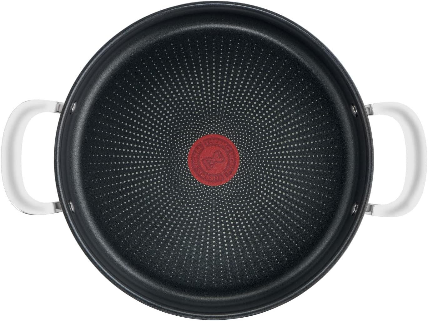 Tefal Servierpfanne Jamie Oliver Servierpfanne mit Deckel 25cm, Edelstahl 18/10, für alle Herdarten, Antihaft Beschichtet