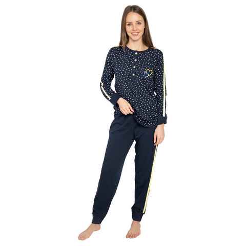 Consult-Tex Pyjama DW727 (Packung) Aus reiner Baumwolle-Jersey Qualität