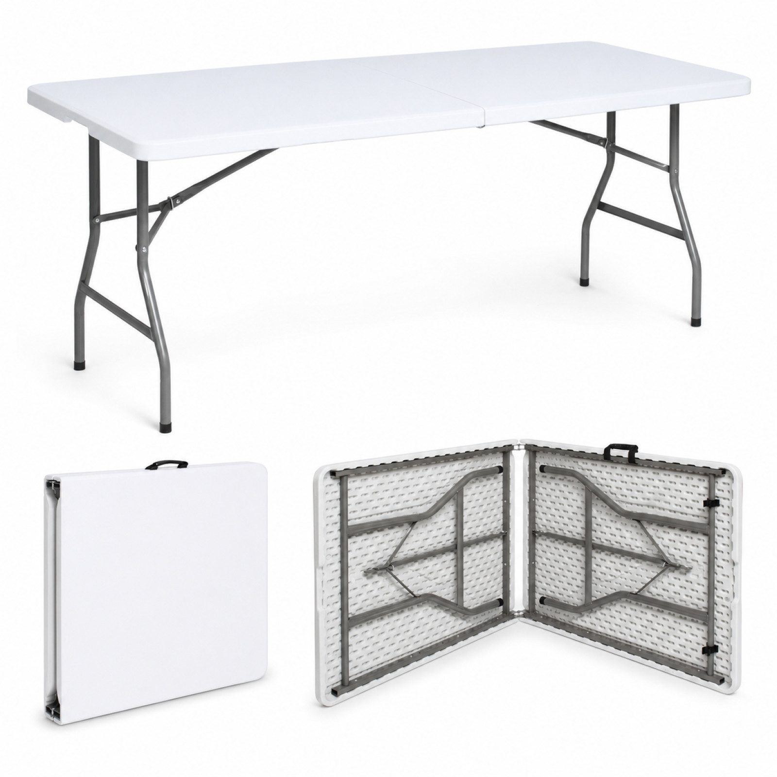 TRUTZHOLM Klapptisch 180x75x74 cm Kunststoff/Stahl Gartentisch Esstisch Campingtisch (Artikel), Campingtisch