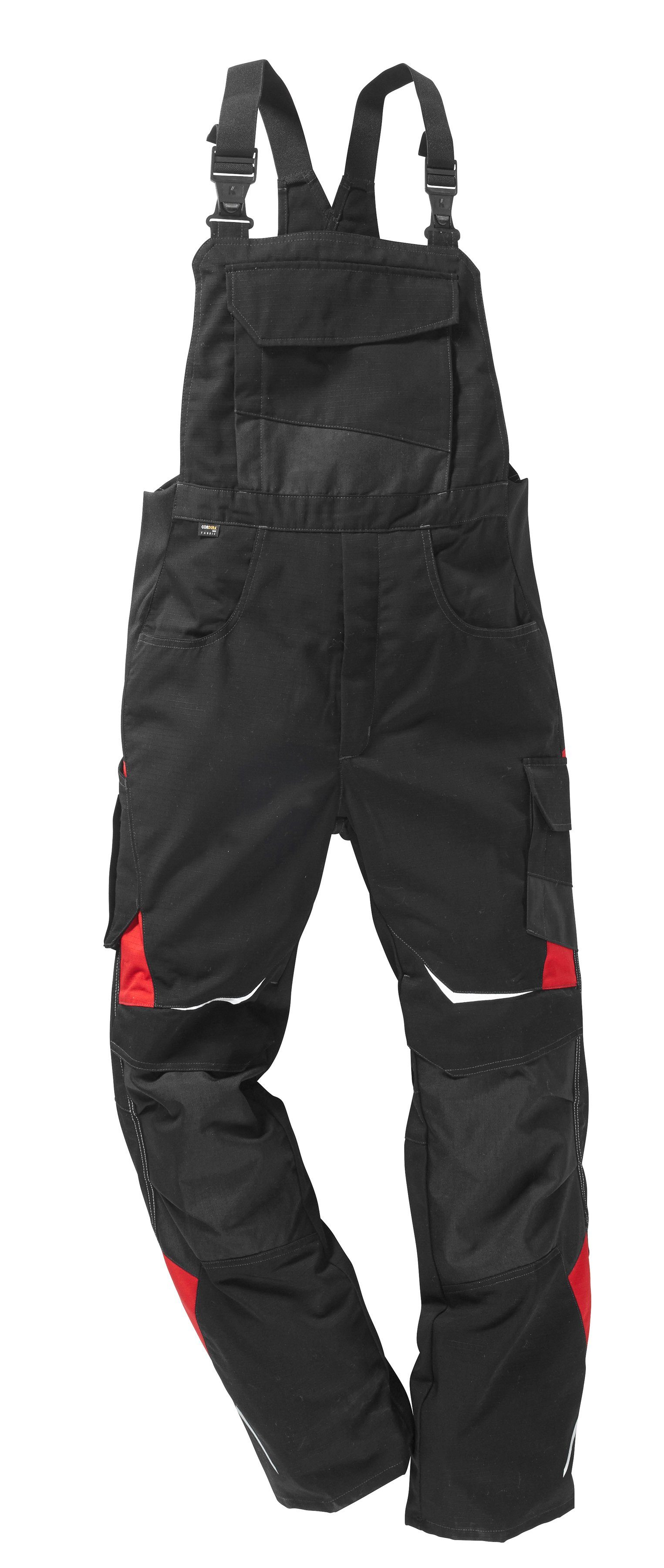 Kübler Latzhose mit CORDURA® Verstärkungen anthrazit-rot