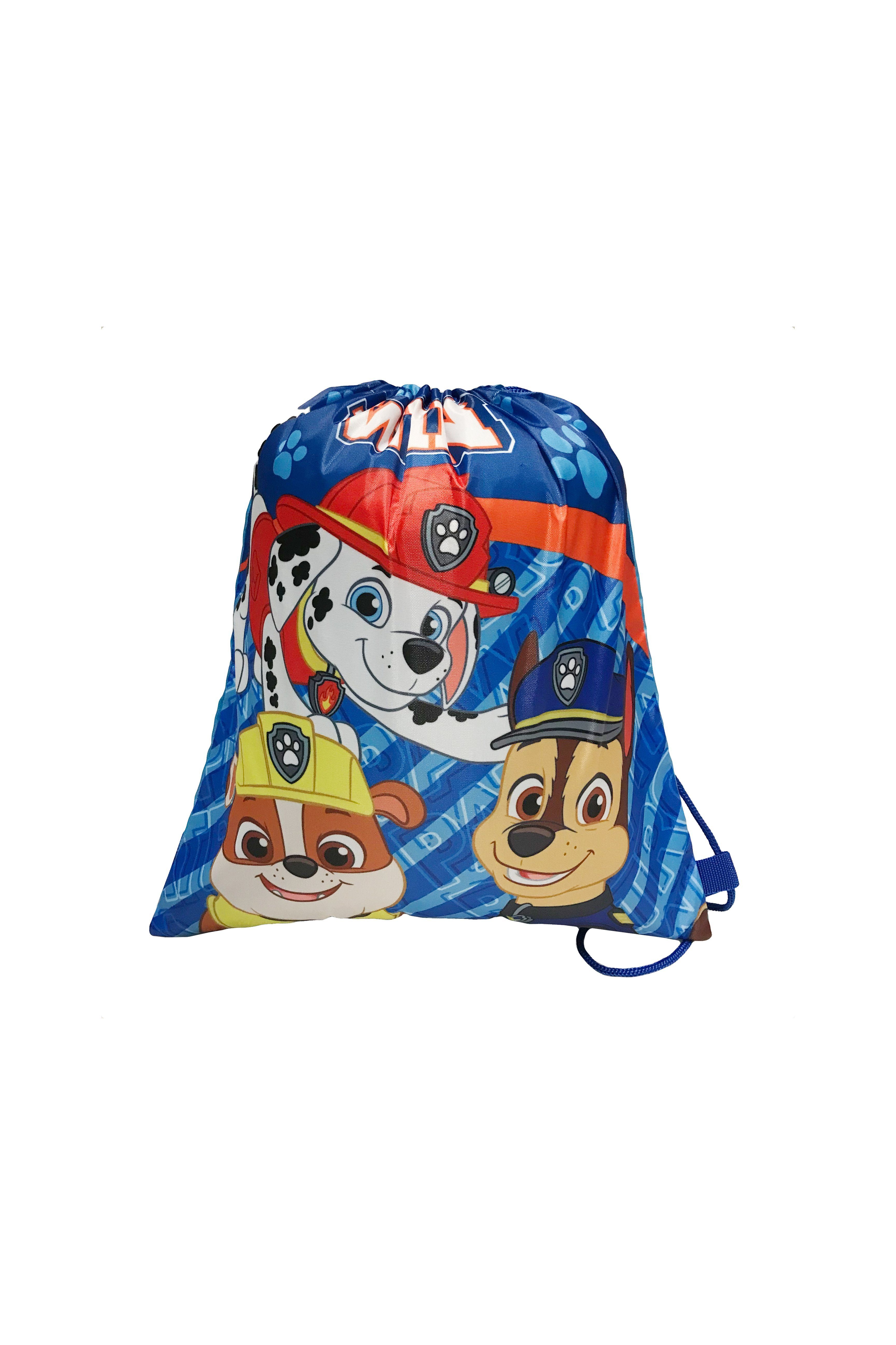 PAW PATROL Gymbag " Paw Patrol " Tasche für Kinder Schule Sport Rucksack