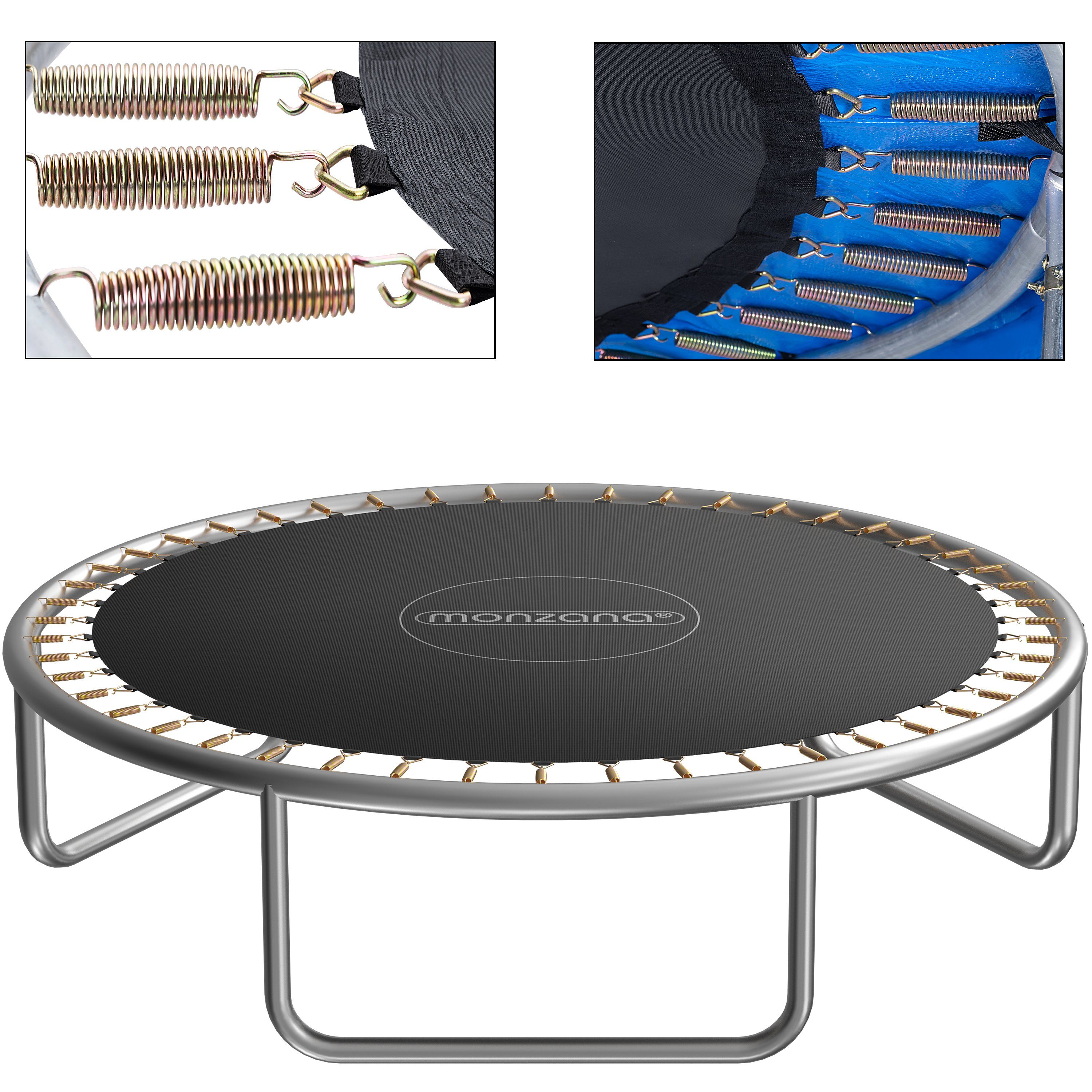 monzana Gartentrampolin, Ø 183 cm, (1 tlg), PP-Material, UV-beständig, rostgeschützte, verzinkte Ösen aus Metall