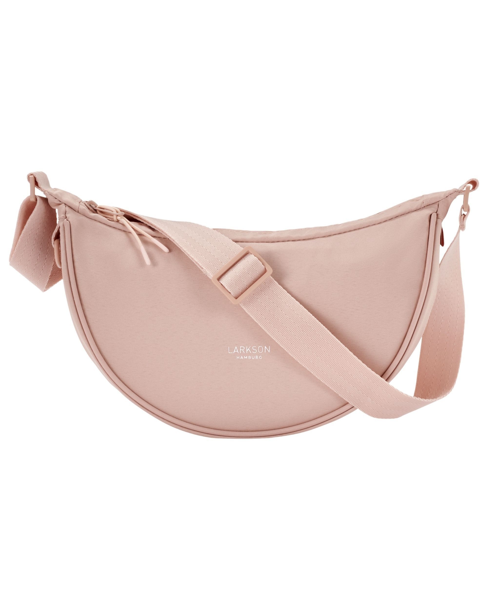 LARKSON Umhängetasche Solveig Small Halbmondtasche für Damen und Herren, Stylische Crossbody Bag in Halbmond Form