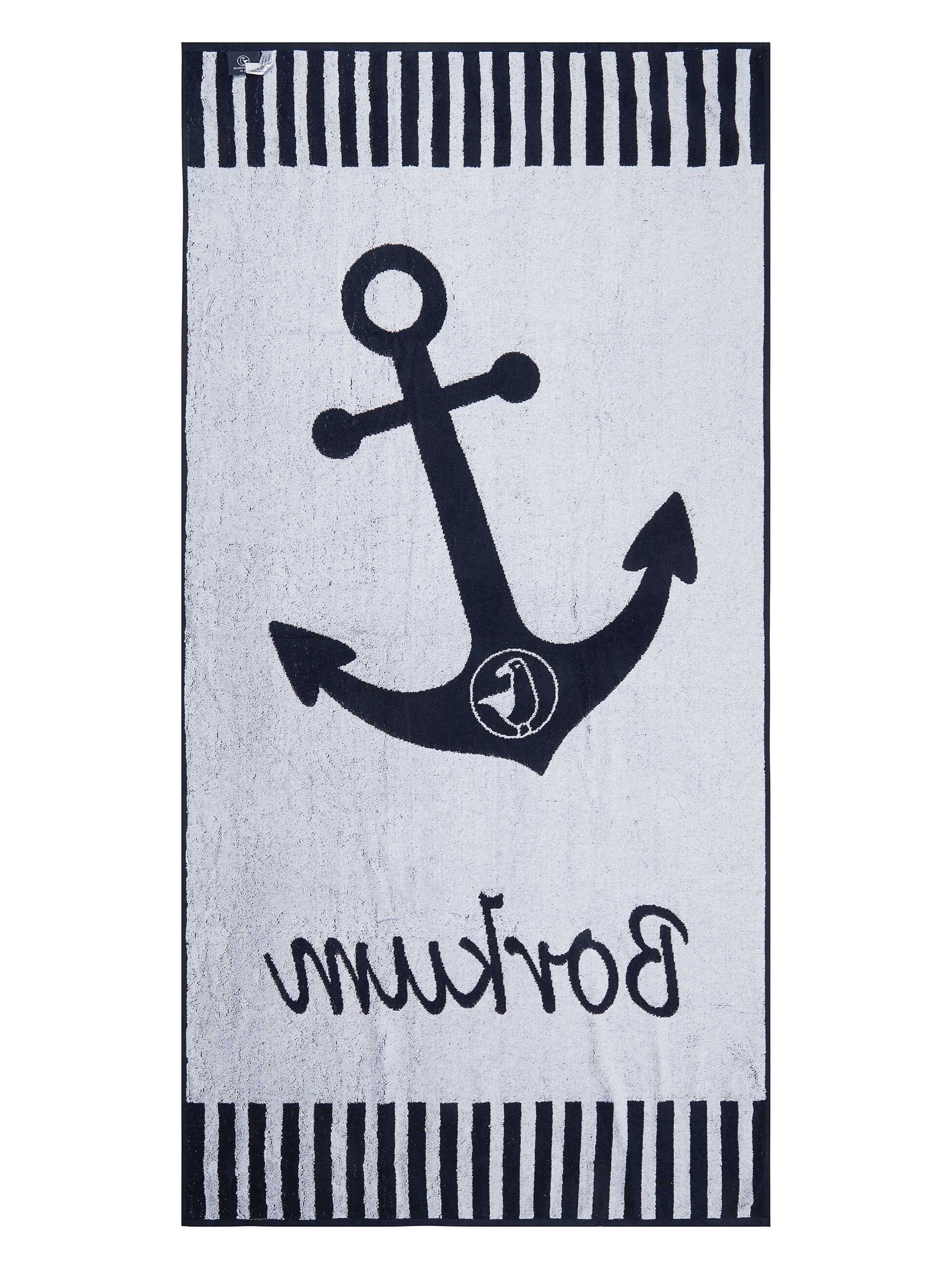 Schietwetter Strandtuch Unisex Strandhandtuch "Borkum" 180x88cm, günstig online kaufen