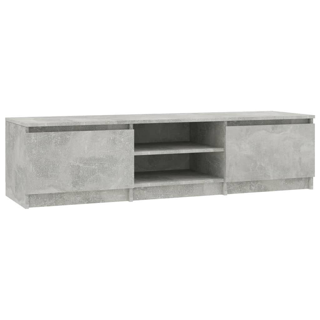 vidaXL TV-Schrank NA TV-Schrank Betongrau 140x40x35,5 cm Spanplatte Lowboard