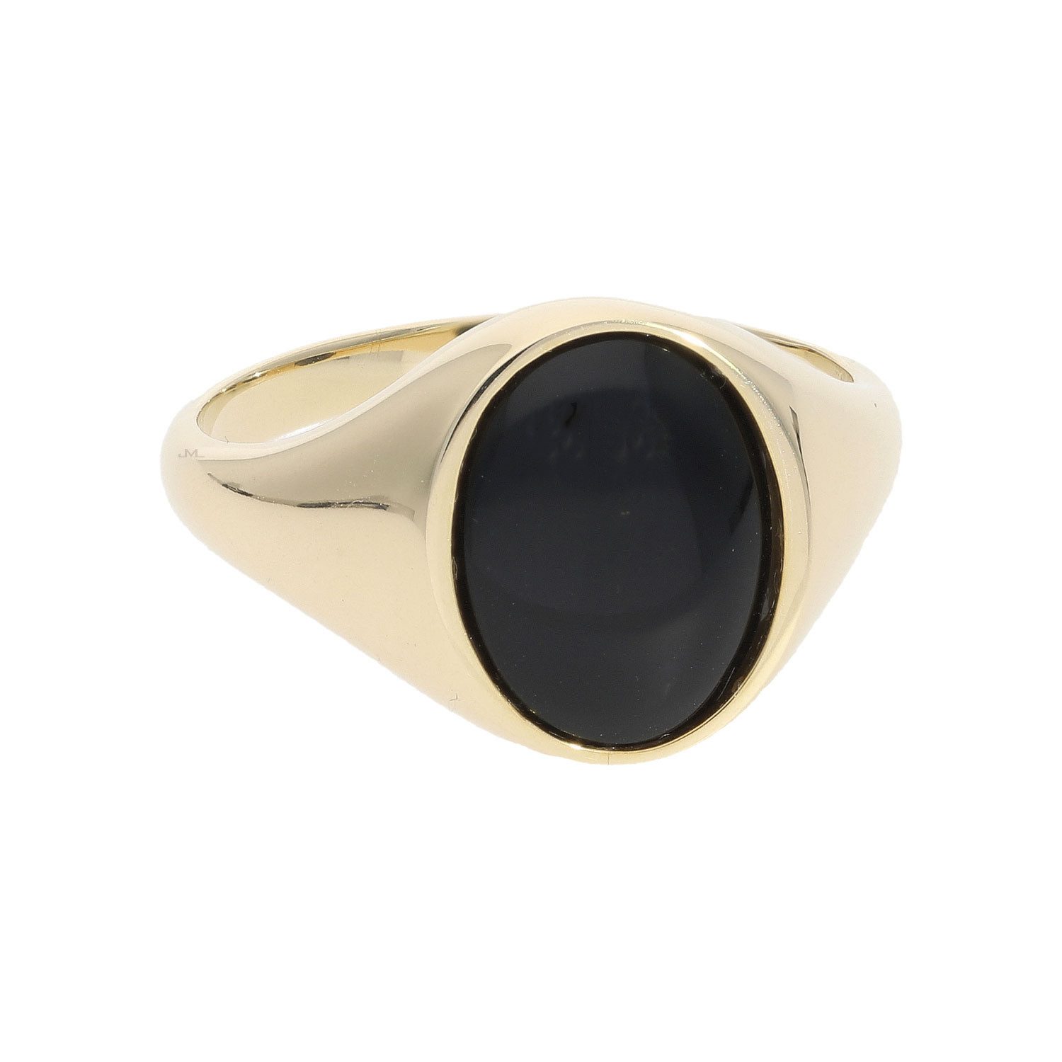 JuwelmaLux Siegelring Siegelring Gold 333 Onyx JL10-07-3910 JuwelmaLux