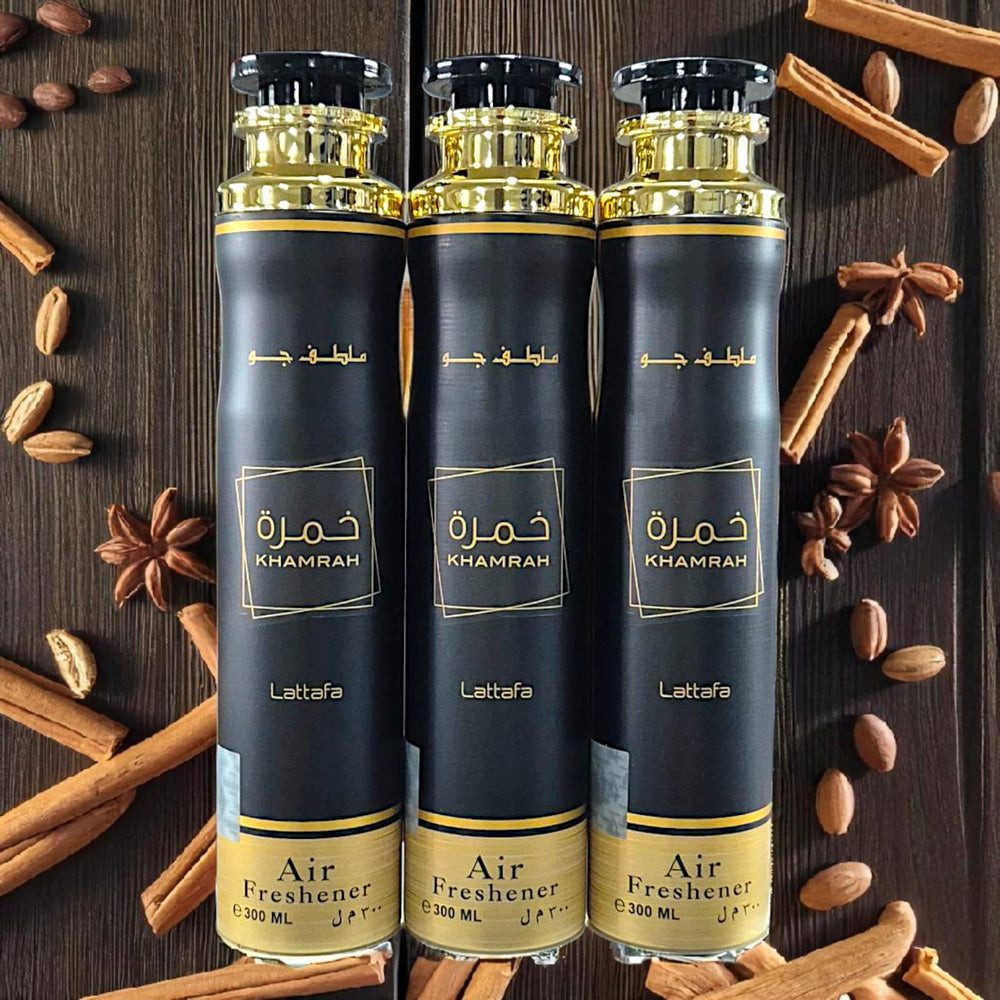 Lattafa Raumduft Lattafa Raumduft Set Lufterfrischer Khamrah 3x300ml=900ml
