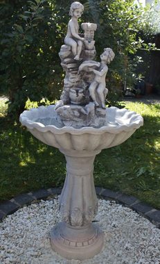 Kiom Gartenbrunnen Springbrunnen Figurenbrunnen FoFiglioletti 106 cm, 50 cm Breite