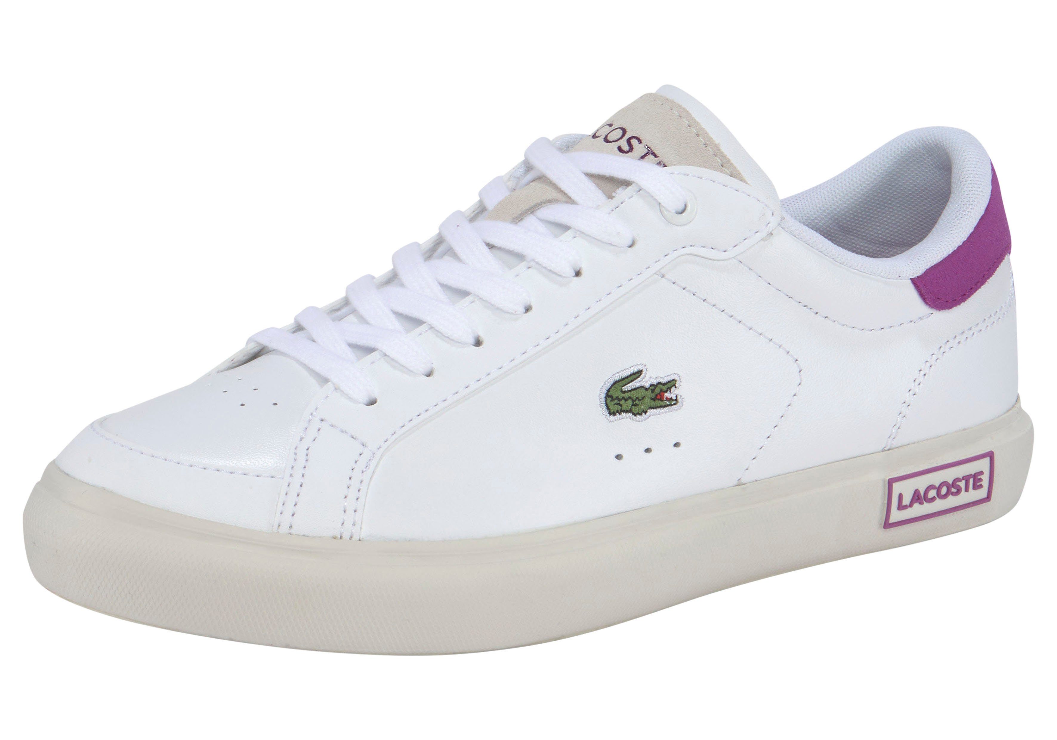 SFA 1 POWERCOURT white/pur 123 Lacoste Sneaker