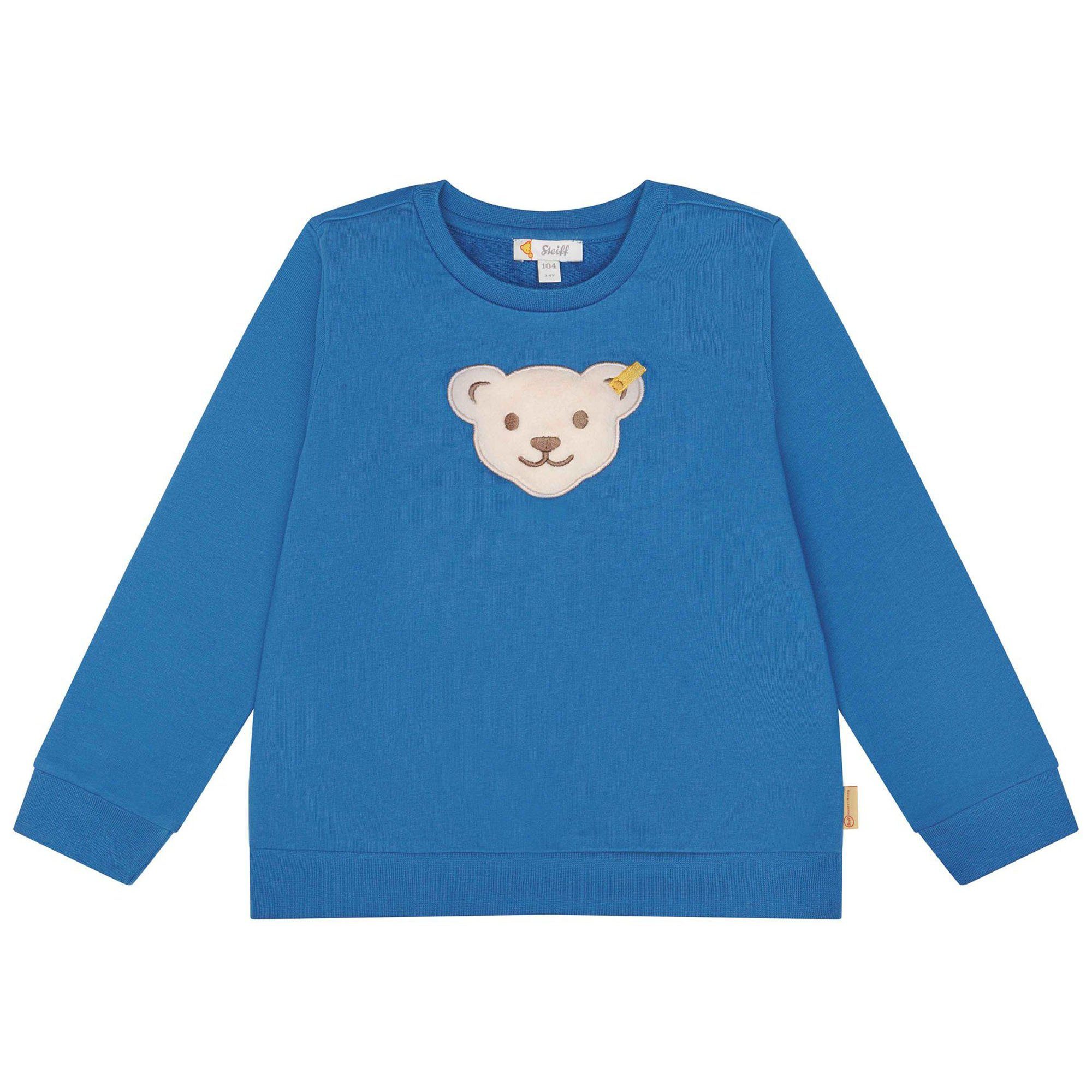 Steiff Sweatshirt Kinder Sweatshirt - Teddy-Applikation, Quietscher