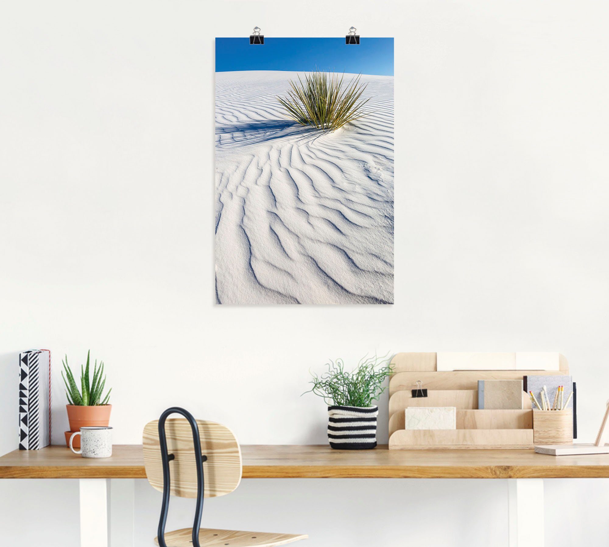 Artland Wandbild »Dünen White Sands«, Wüstenbilder (1 Stück), in vielen Größen & Produktarten - Alubild / Outdoorbild für den Außenbereich, Leinwandbild, Poster, Wandaufkleber / Wandtattoo auch für Badezimmer geeignet-HomeTrends