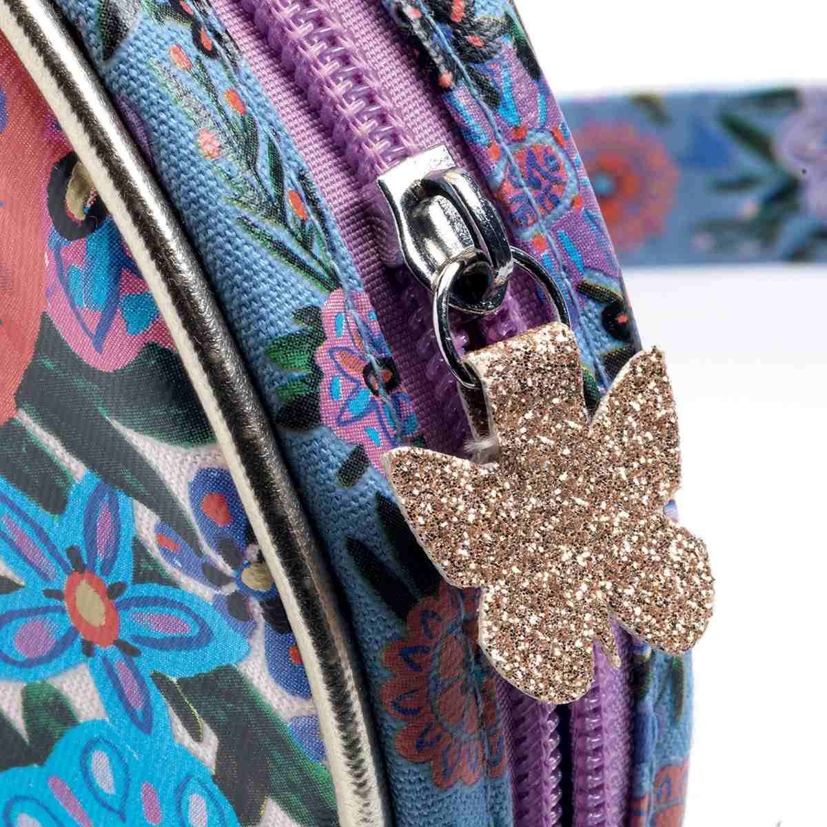 DJECO Handtasche runde Kinderhandtasche mit schönen Motiven