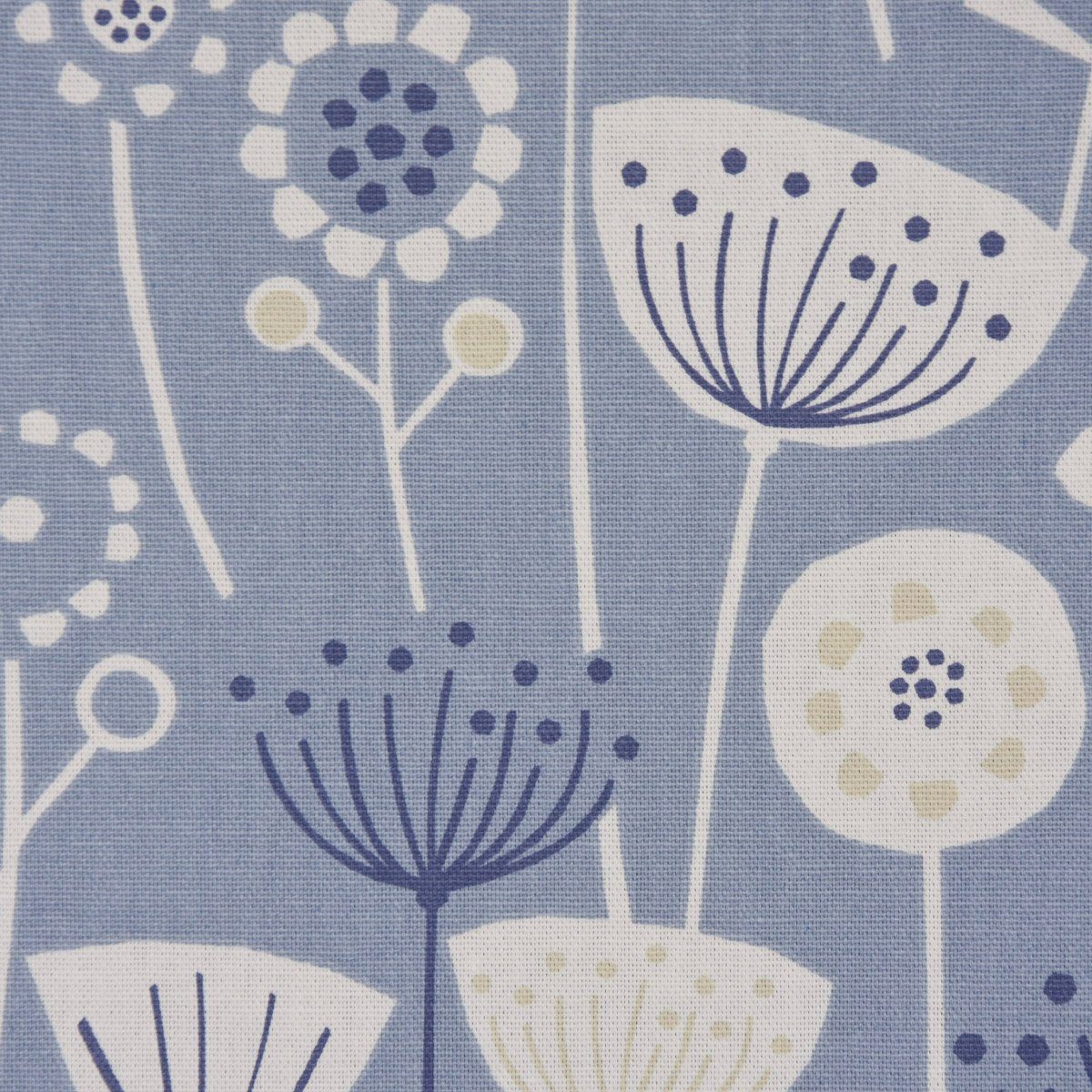 LEBEN. LEBEN. SCHÖNER SCHÖNER abstrakt Tischläufer blau, handmade Tischläufer Fryett`s Blumen Halbpanama