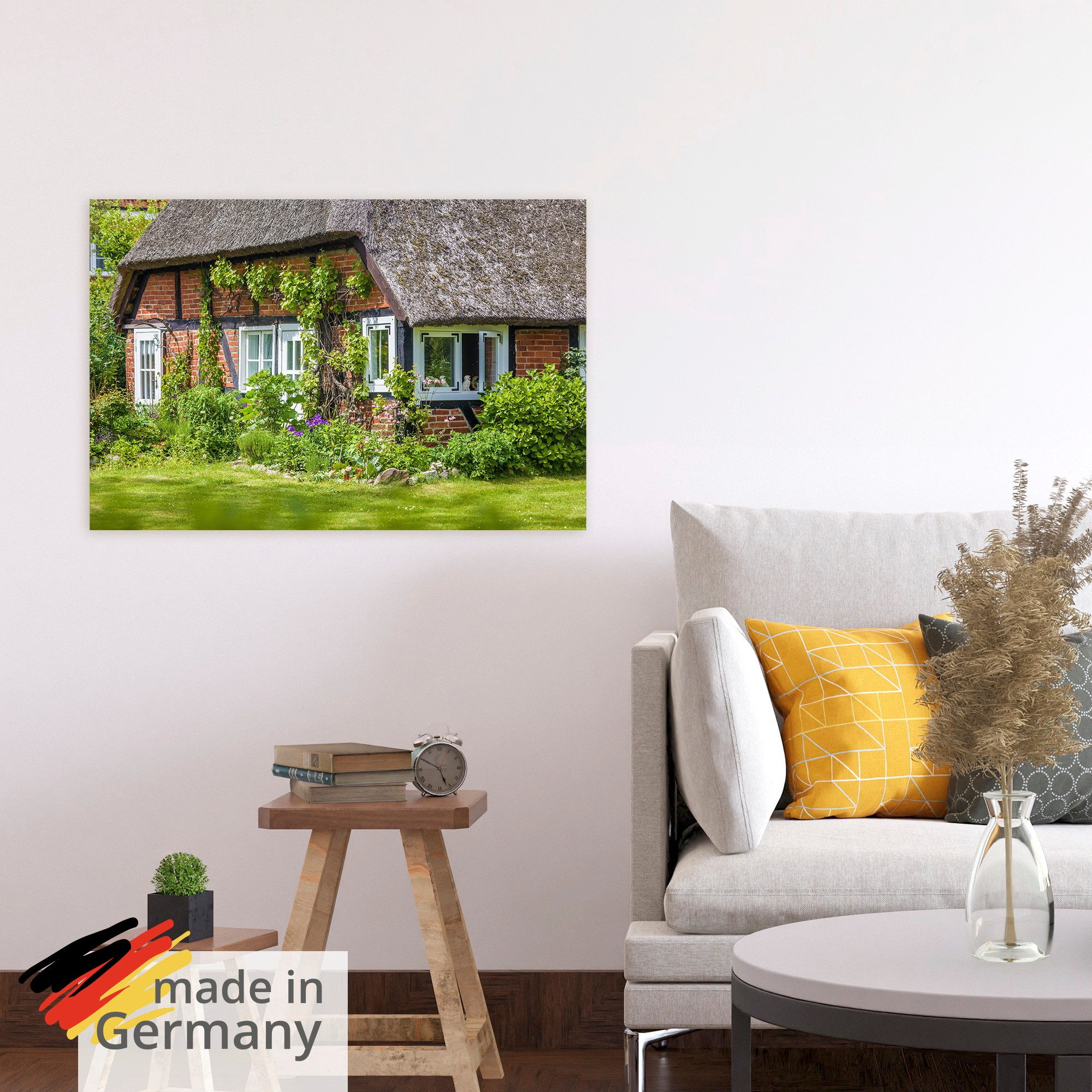 Artland Wandbild Alter Reetdachhof Zingst an der Ostsee, (1 St), als Alubild, Leinwandbild, Poster, Wandaufkleber in verschied. Größen